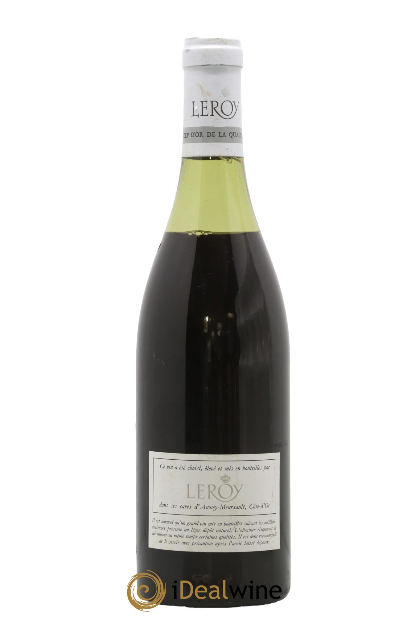 Corton Grand Cru Leroy SA 1958 - Posten von 1 Flasche - 1