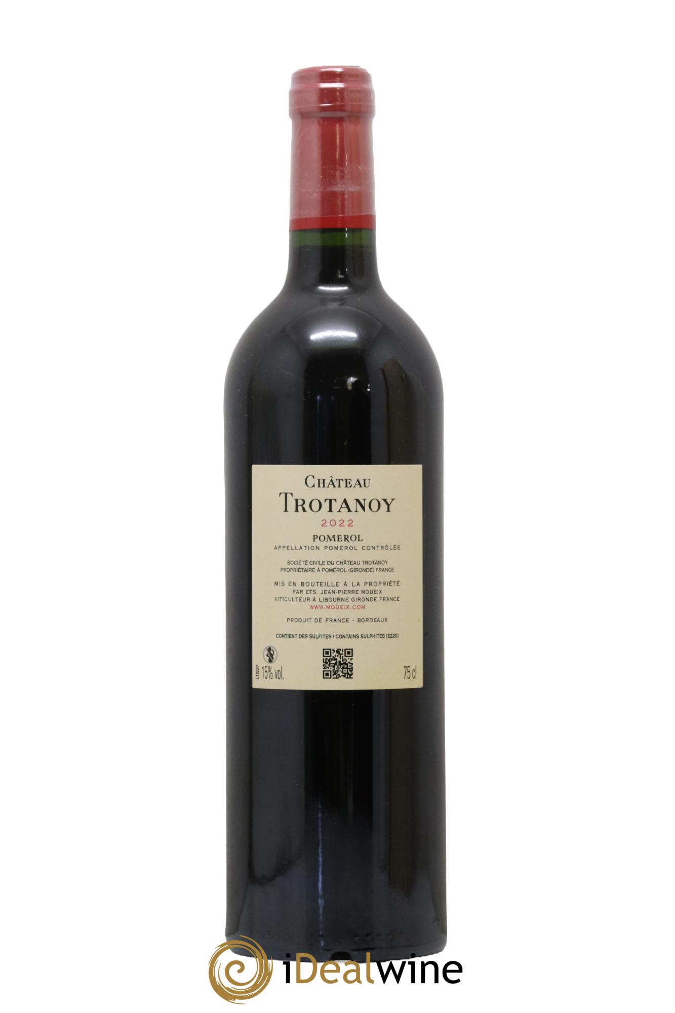 Château Trotanoy  2022 - Lot de 1 bouteille - 1