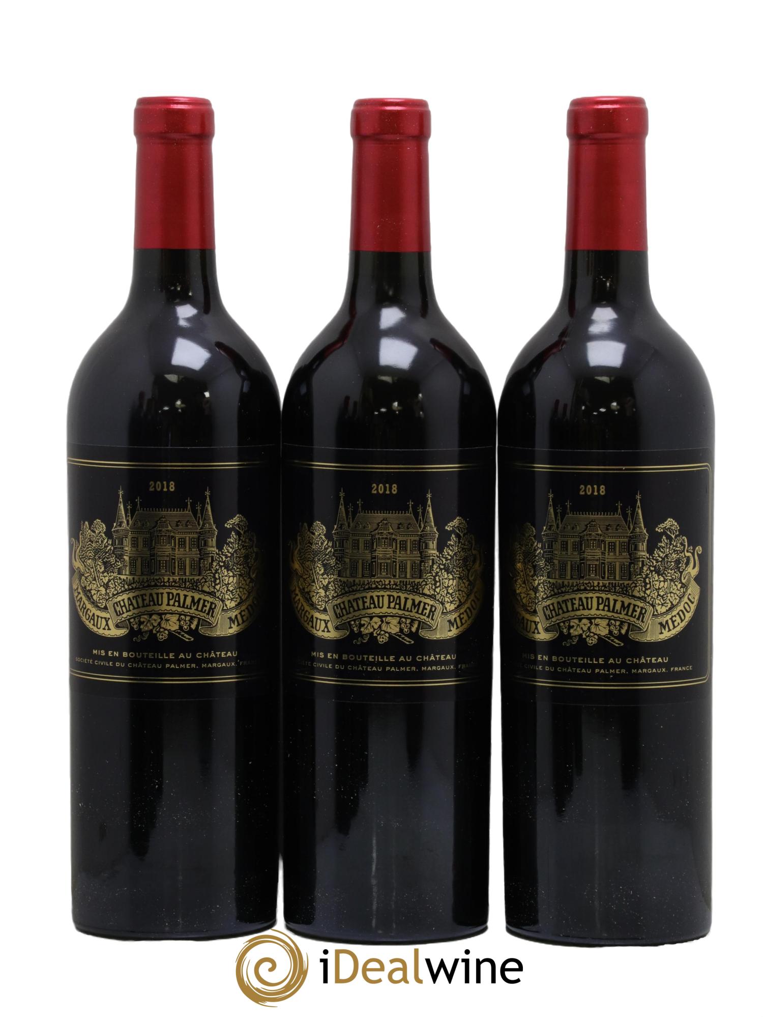 Château Palmer 3ème Grand Cru Classé  2018 - Posten von 6 Flaschen - 3