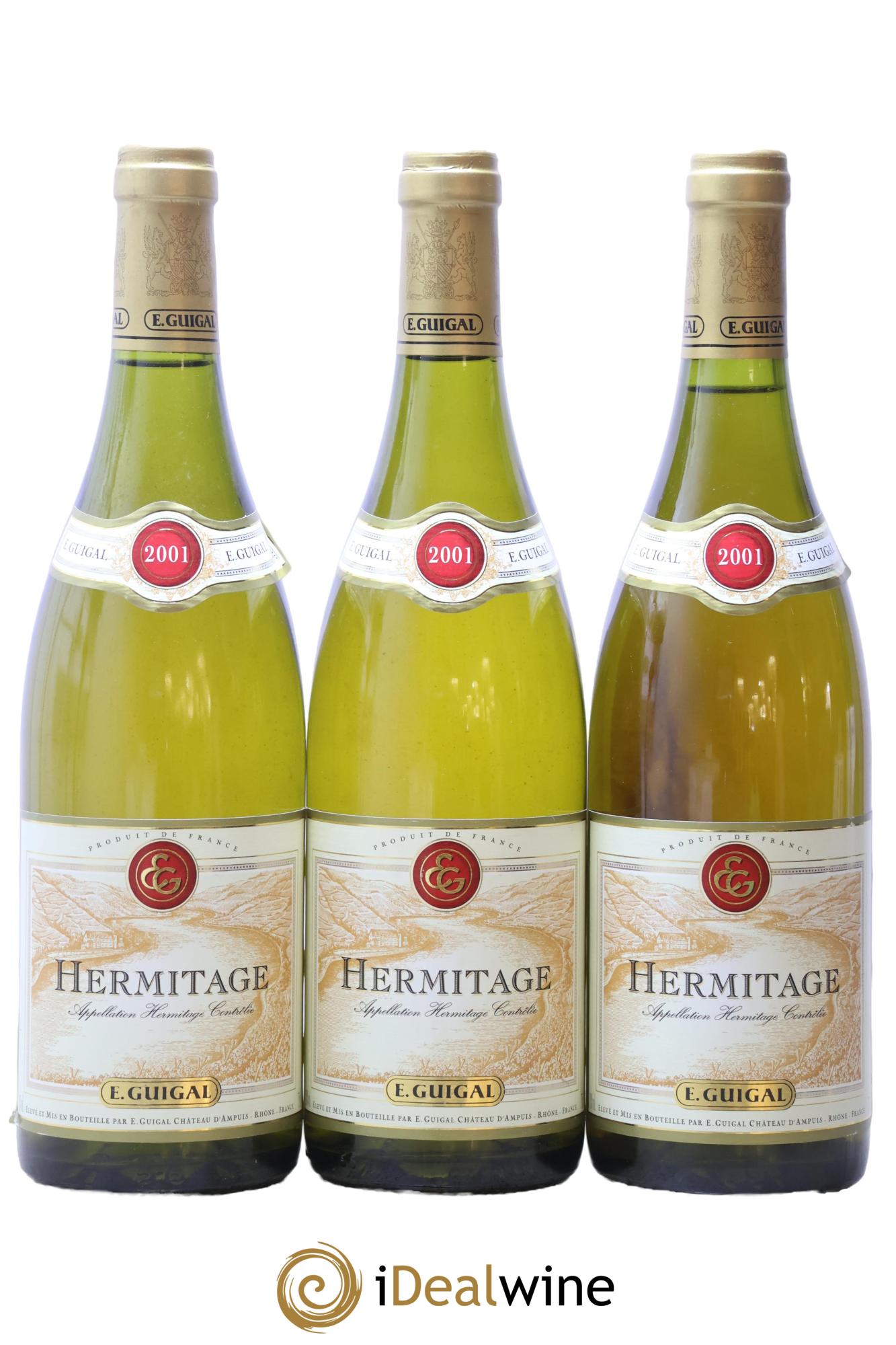 Hermitage Guigal 2001 - Lot de 3 bouteilles - 0