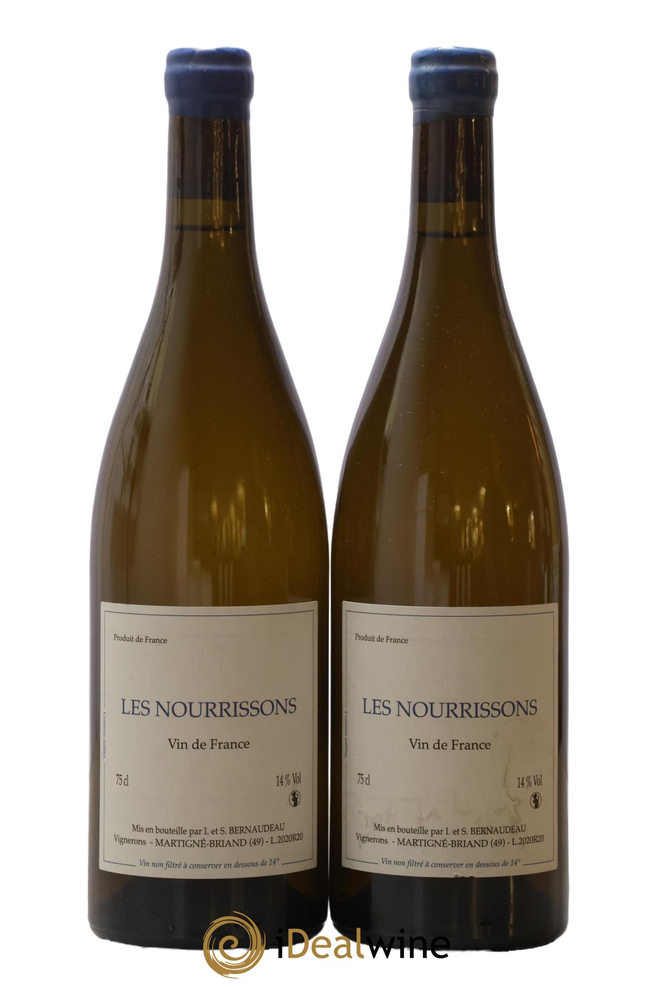 Vin de France Les Nourrissons Stéphane Bernaudeau  2020 - Lot of 2 bottles - 0