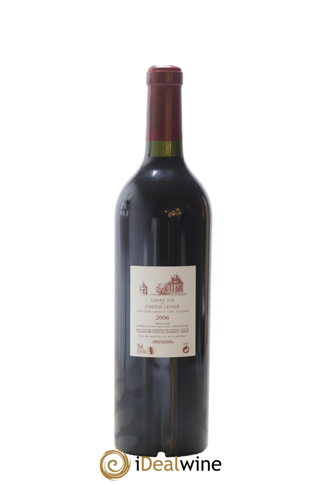 Château Latour 1er Grand Cru Classé 2006 - Lot de 1 bouteille - 1