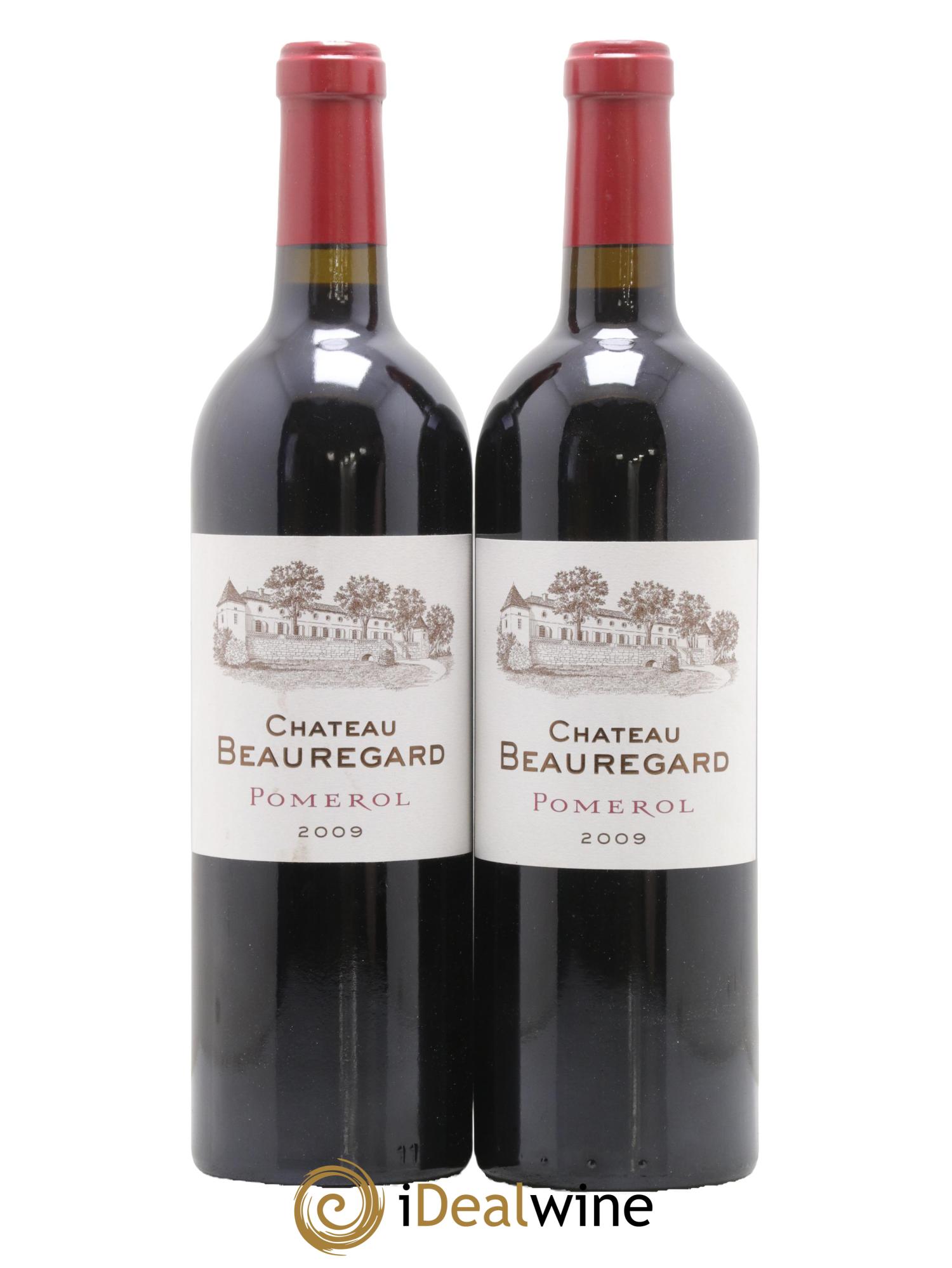 Château Beauregard 2009 - Lotto di 2 bottiglie - 0