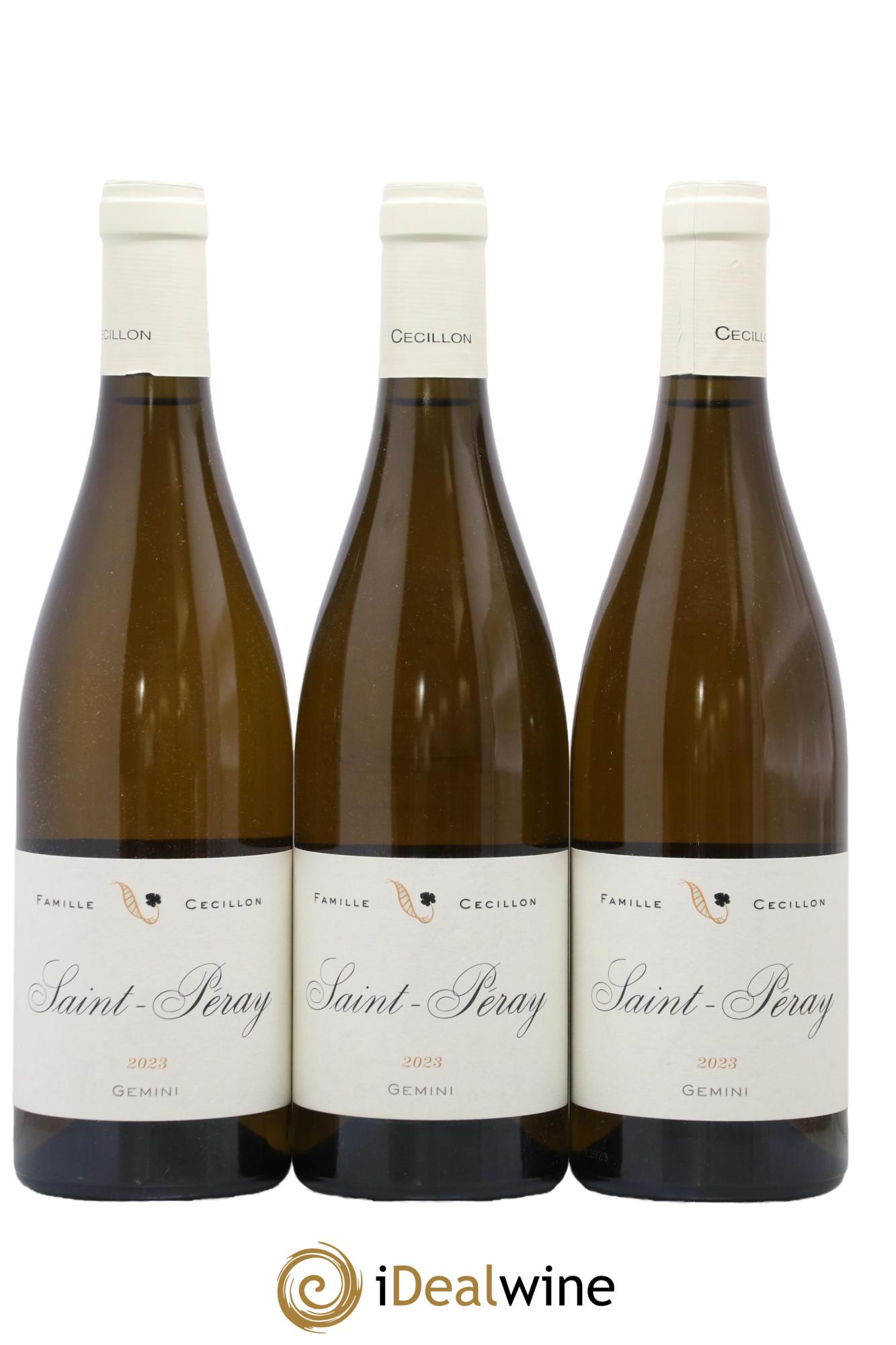 Saint-Péray Gemini Julien Cecillon 2023 - Posten von 3 Flaschen - 0