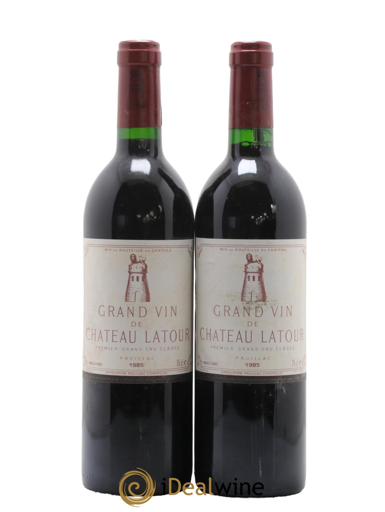 Château Latour 1er Grand Cru Classé 1985 - Lot de 2 bouteilles - 0