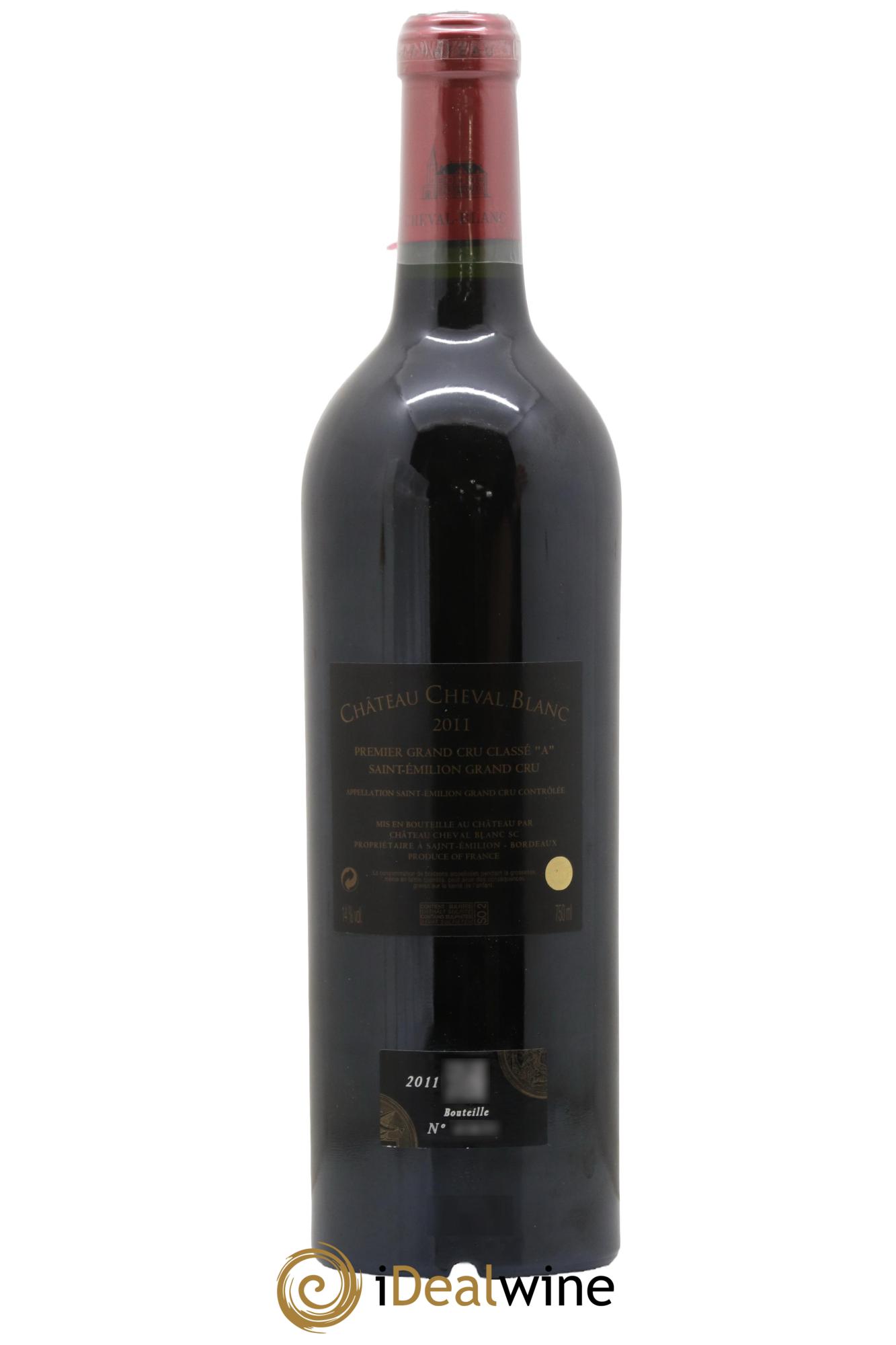 Château Cheval Blanc 1er Grand Cru Classé A 2011 - Lotto di 1 bottiglia - 1