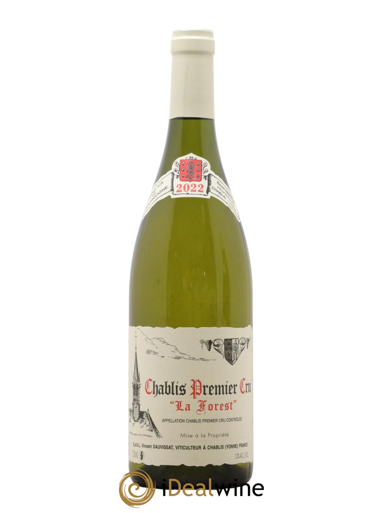 Chablis 1er Cru La Forest Vincent Dauvissat (Domaine) 2022 - Lot de 1 bouteille - 0