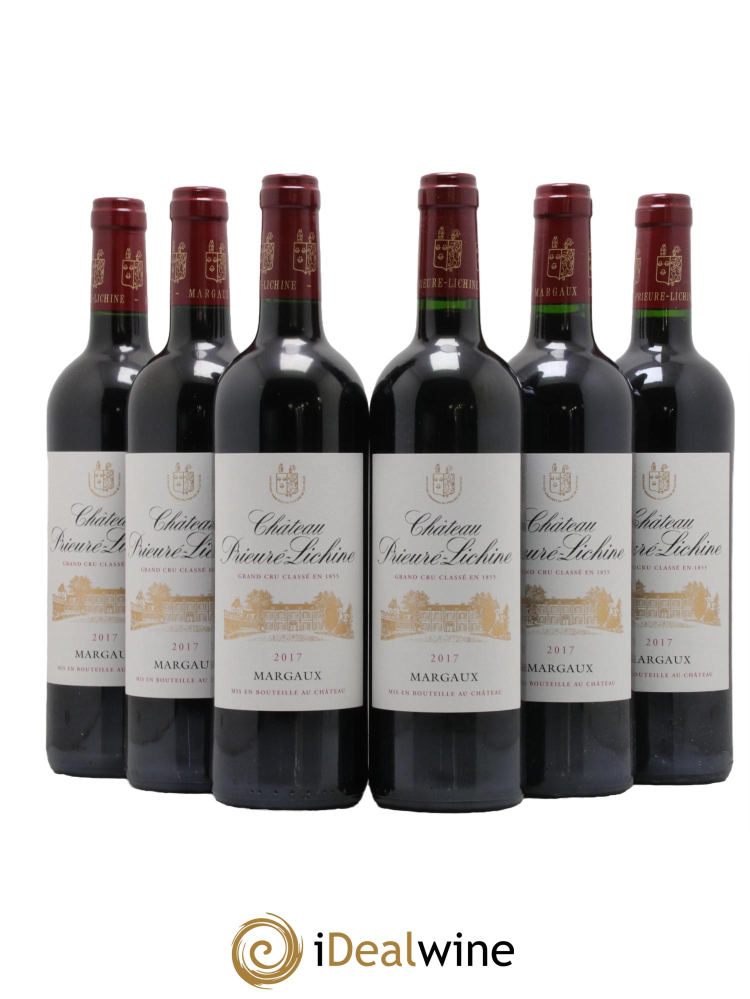 Château Prieuré Lichine 4ème Grand Cru Classé 2017 - Lot de 6 bouteilles - 0
