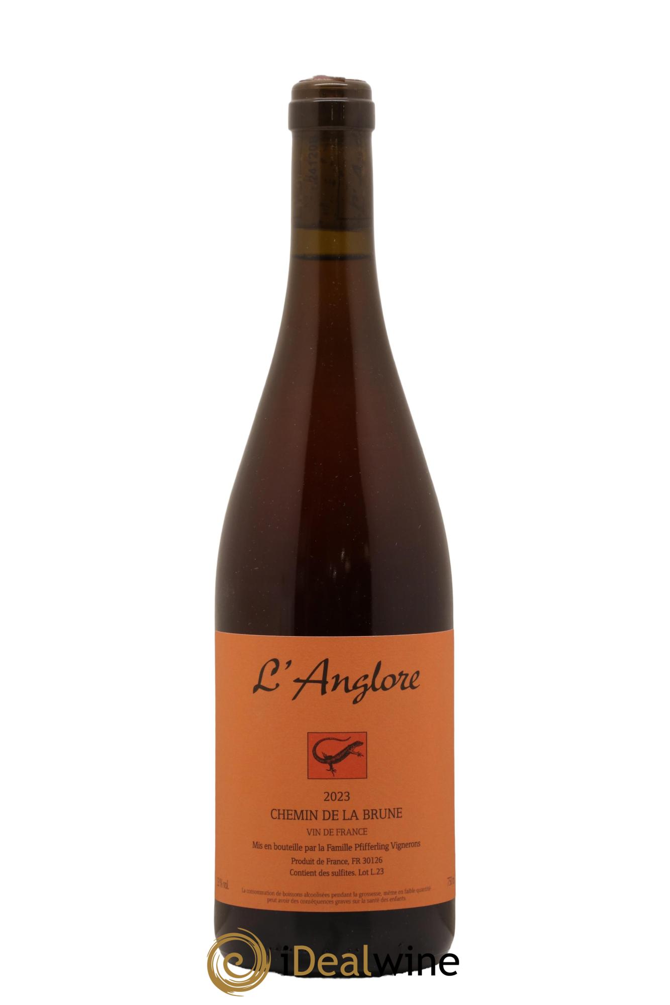 Vin de France Chemin de la brune L'Anglore 2023 - Lot de 1 bouteille - 0