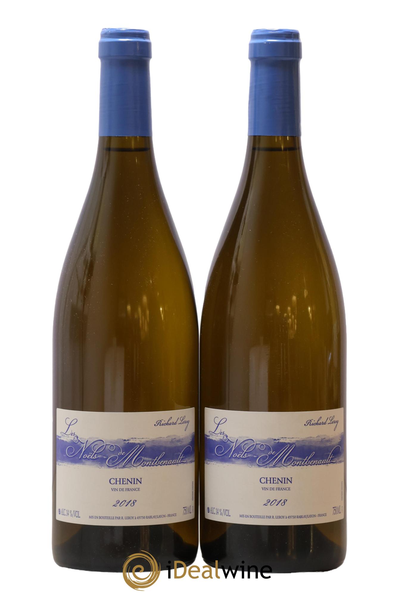 Vin de France Les Noëls de Montbenault Richard Leroy 2018 - Lot of 2 bottles - 0