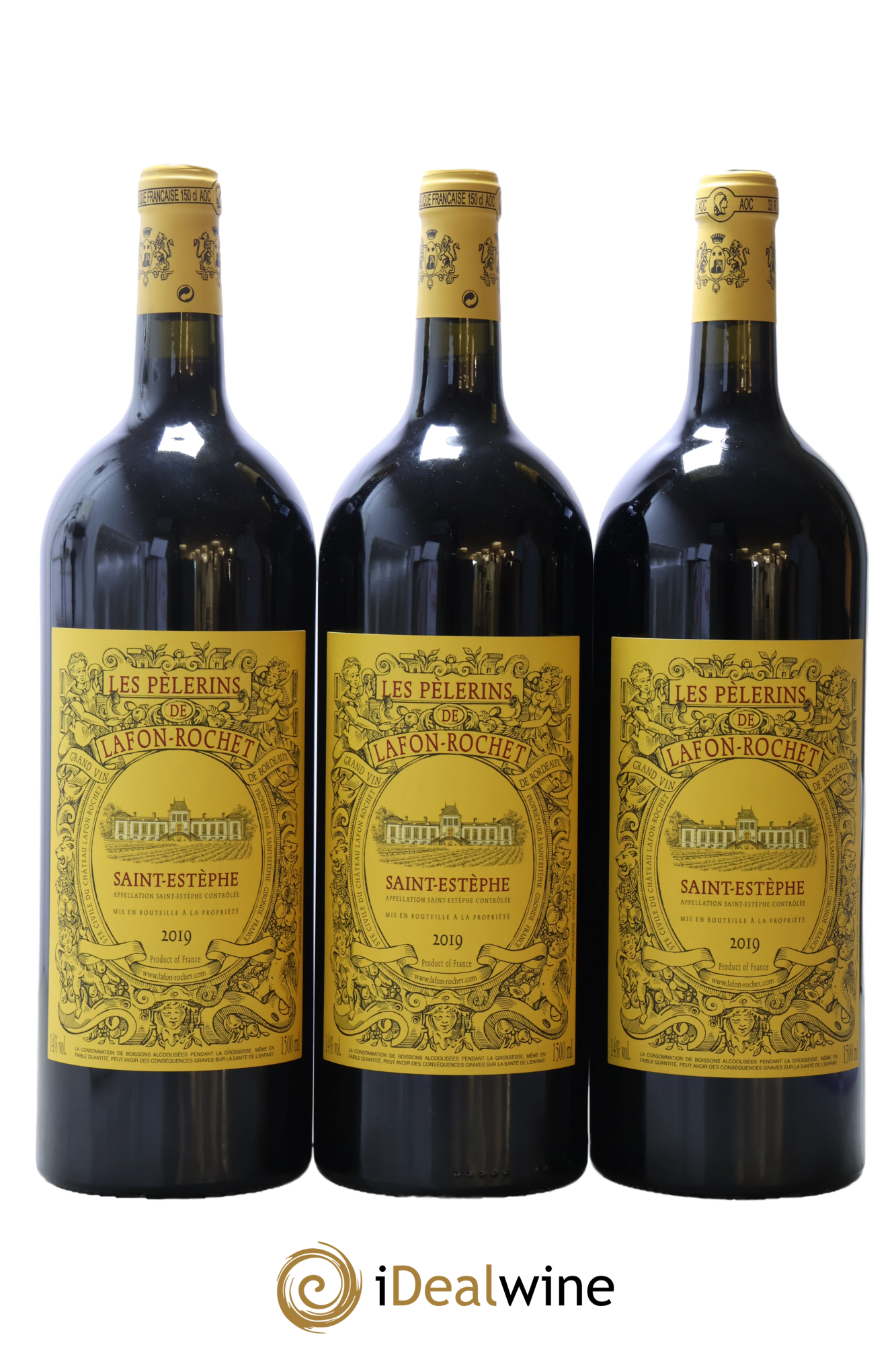 Les Pélerins de Lafon-Rochet Second Vin 2019 - Lot de 3 magnums - 0