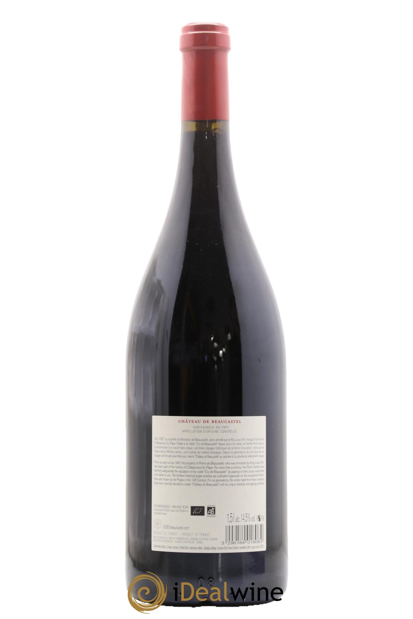 Châteauneuf-du-Pape Château de Beaucastel Famille Perrin 2020 - Lot de 1 magnum - 1