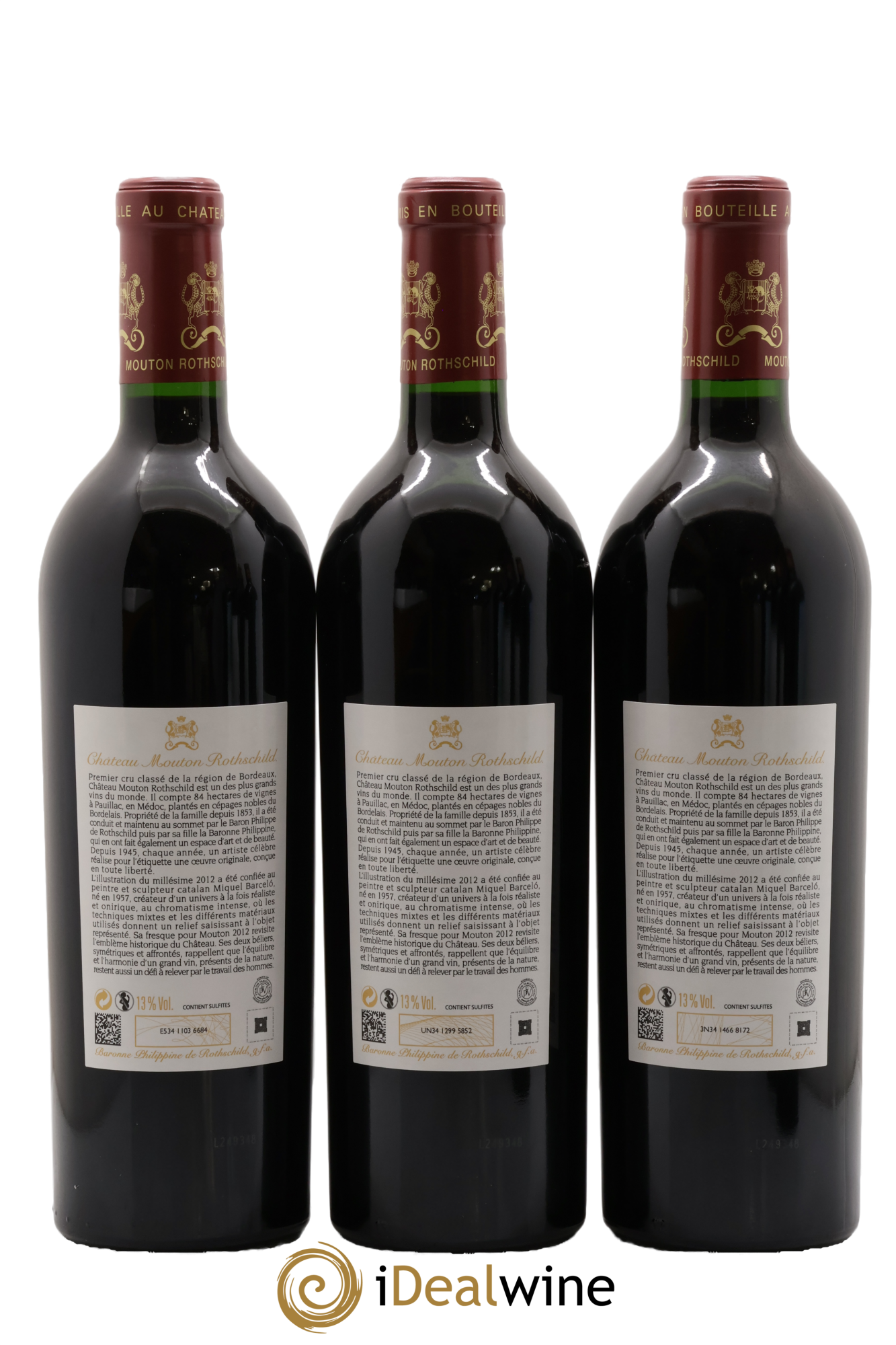 Château Mouton Rothschild 1er Grand Cru Classé 2012 - Lotto di 6 bottiglie - 4