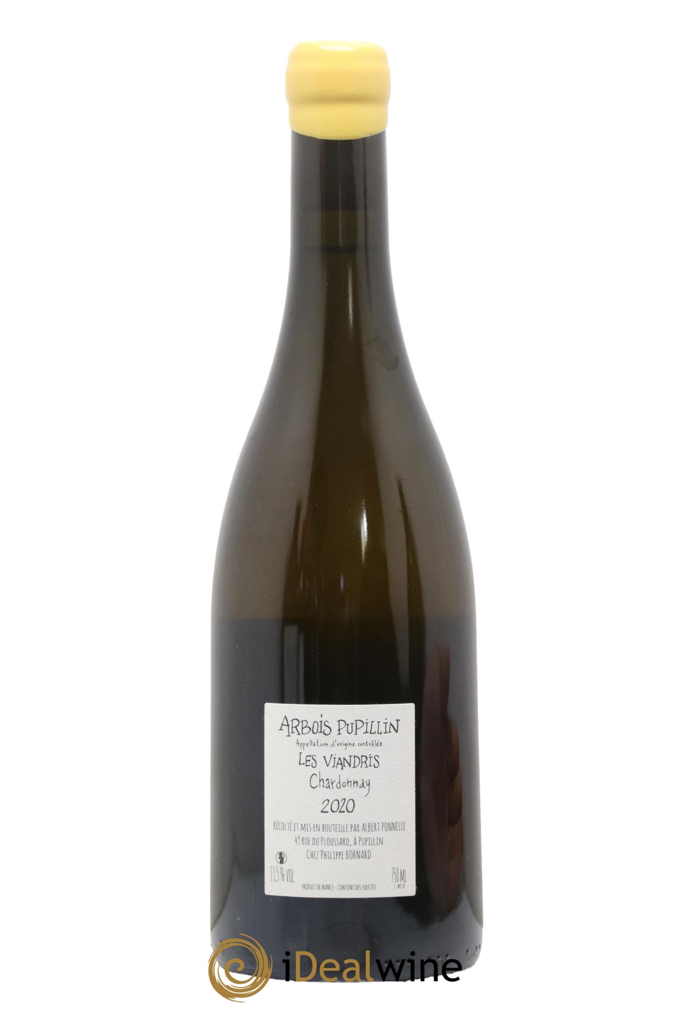 Arbois Pupillin Les Viandris Philippe Bornard et Albert Ponnelle 2020 - Lot of 1 bottle - 1