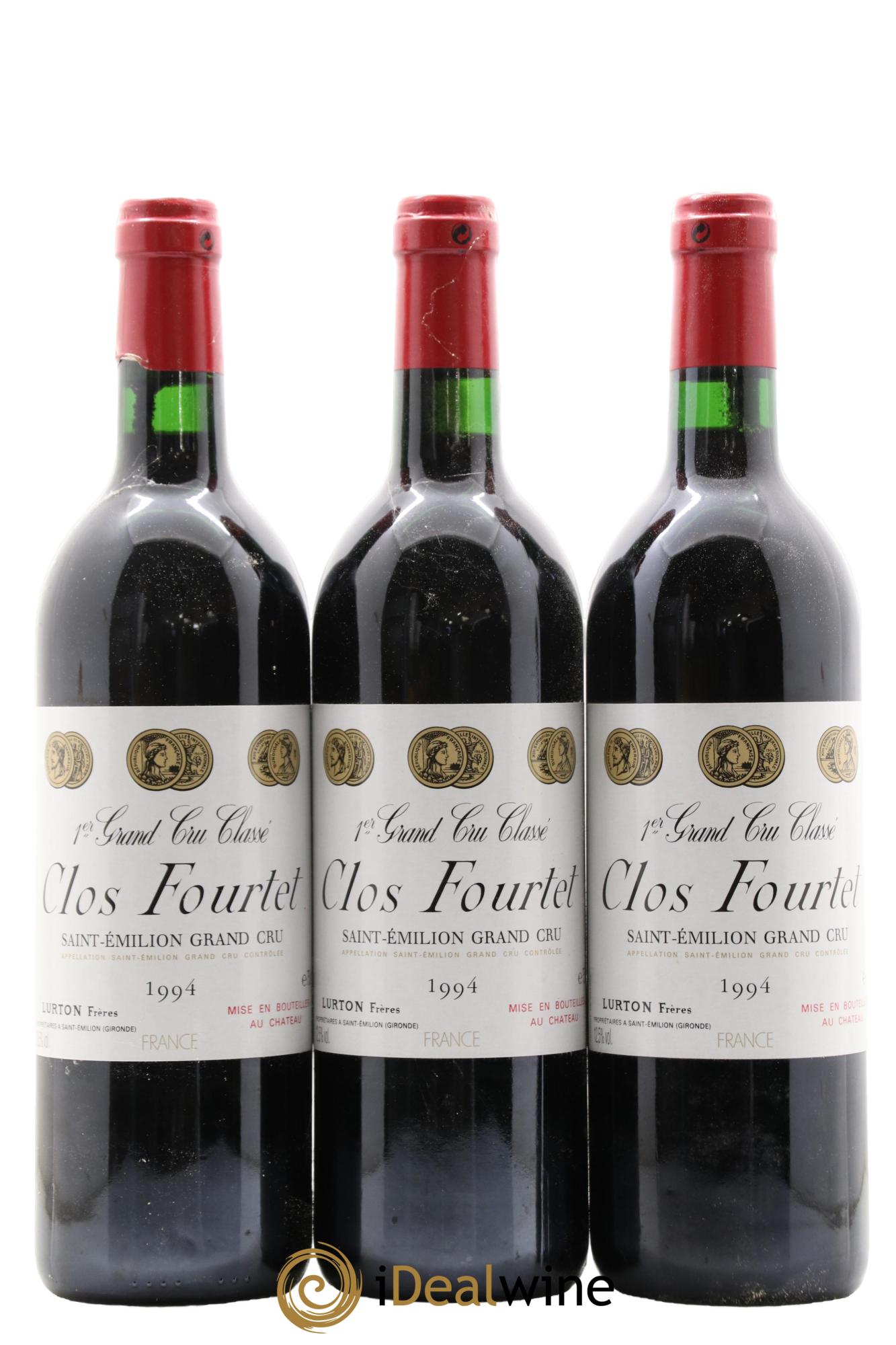 Clos Fourtet 1er Grand Cru Classé B  1994 - Lot de 12 bouteilles - 4