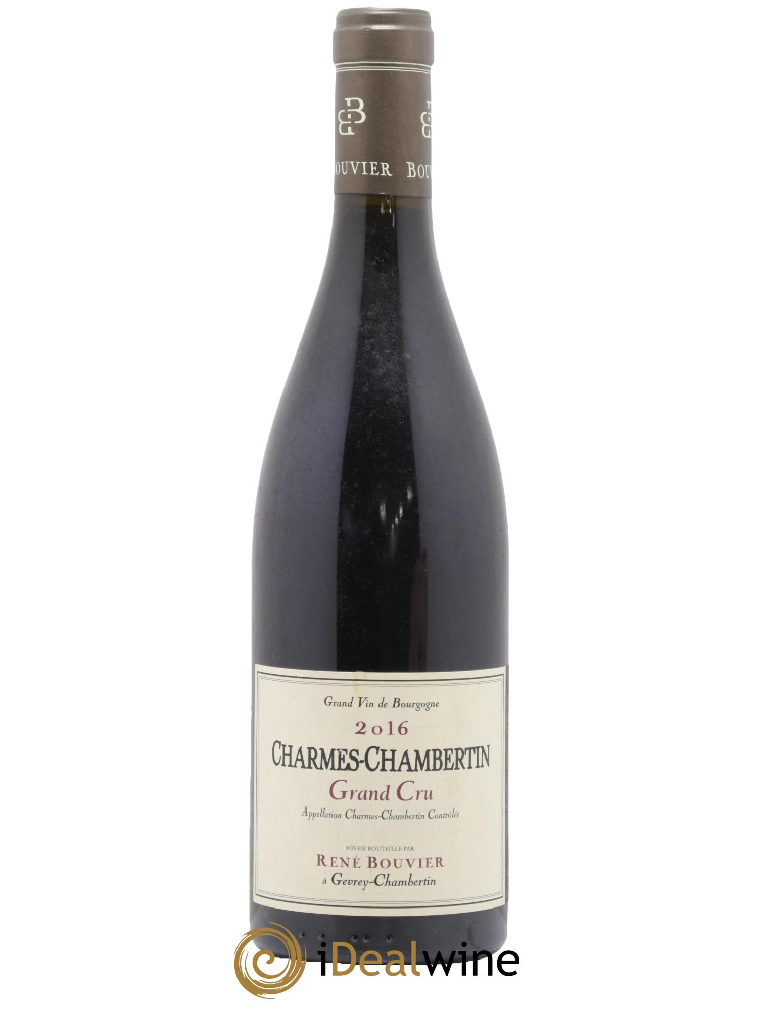 Charmes-Chambertin Grand Cru René Bouvier (Domaine) 2016 - Lot de 1 bouteille - 0