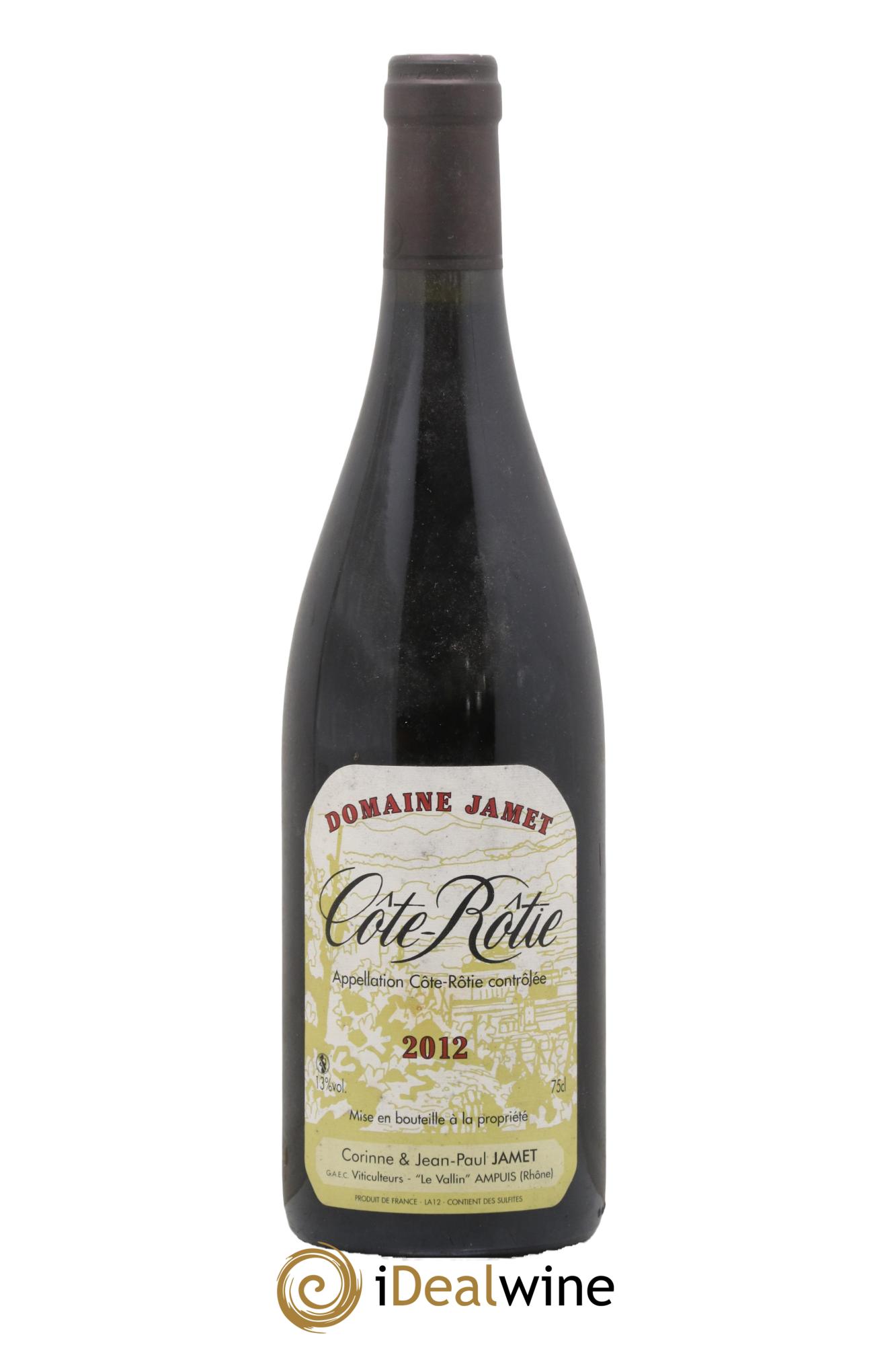 Côte-Rôtie Jamet (Domaine) 2012 - Lot de 1 bouteille - 0