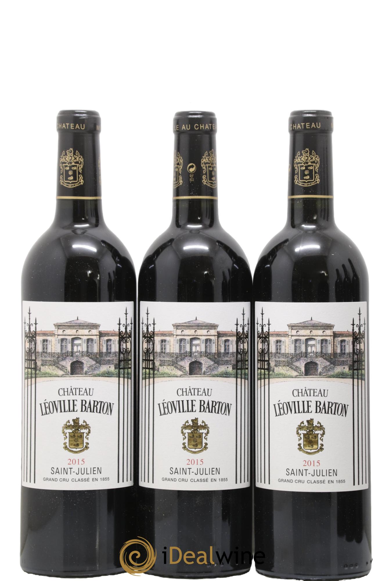 Château Léoville Barton 2ème Grand Cru Classé 2015 - Lot de 6 bouteilles - 1