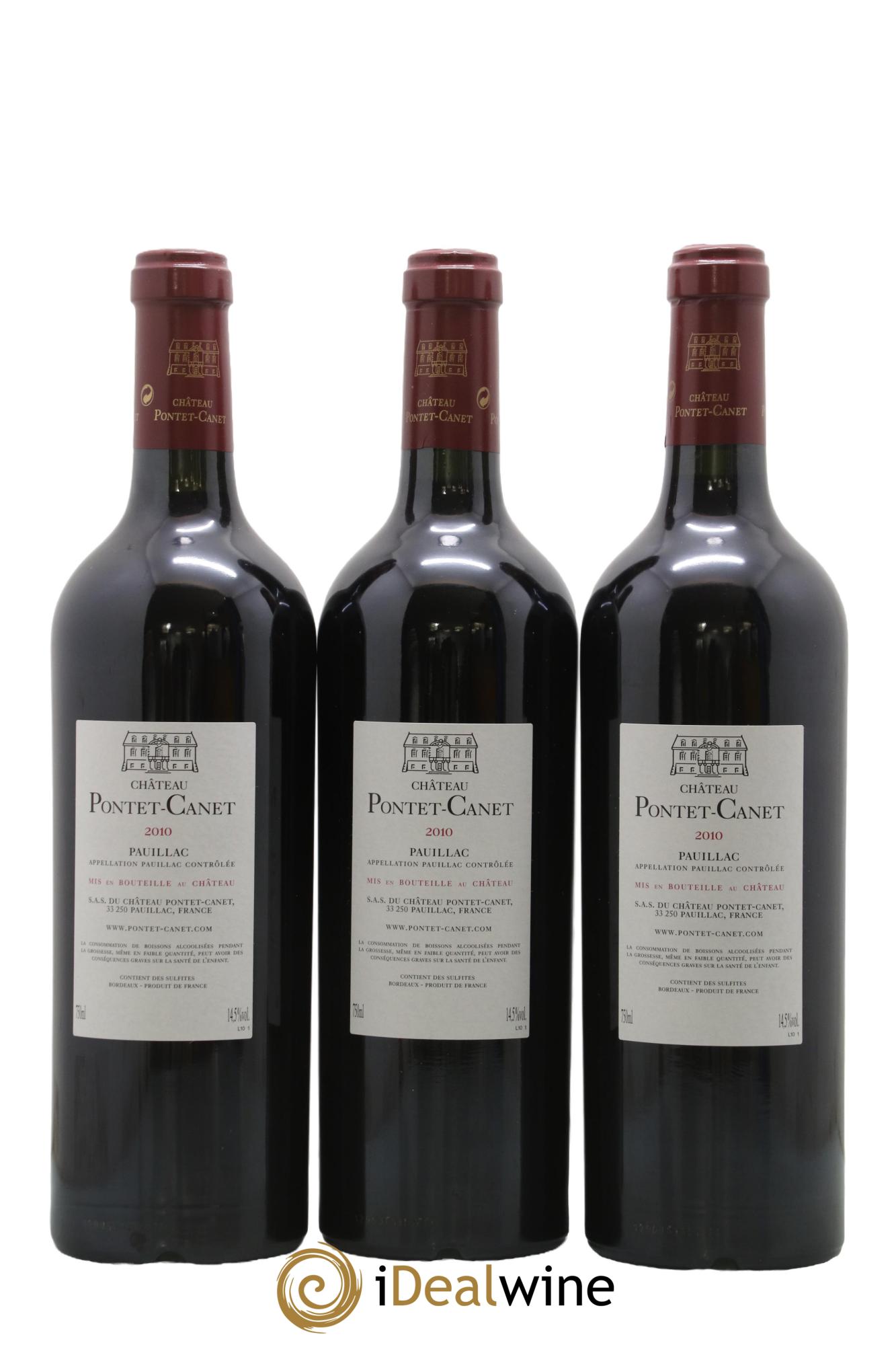 Château Pontet Canet 5ème Grand Cru Classé 2010 - Lotto di 6 bottiglie - 2