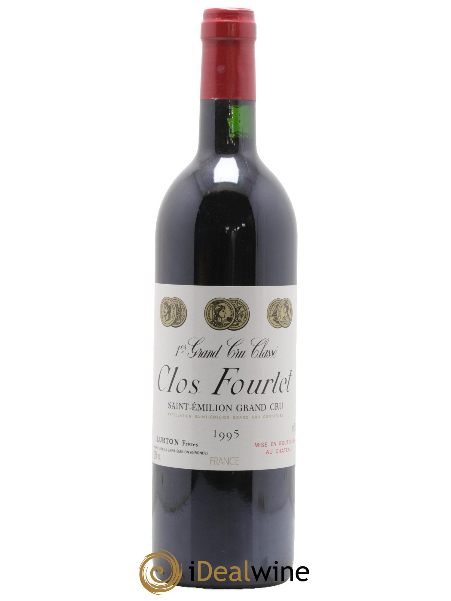 Clos Fourtet 1er Grand Cru Classé B 1995 - Lot de 1 bouteille - 0