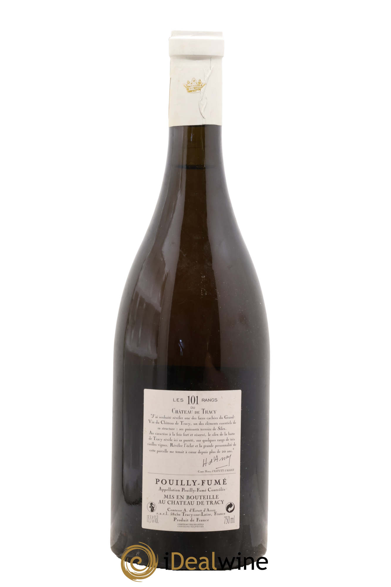 Pouilly-Fumé 101 Rangs Château de Tracy 2008 - Lot de 1 bouteille - 1