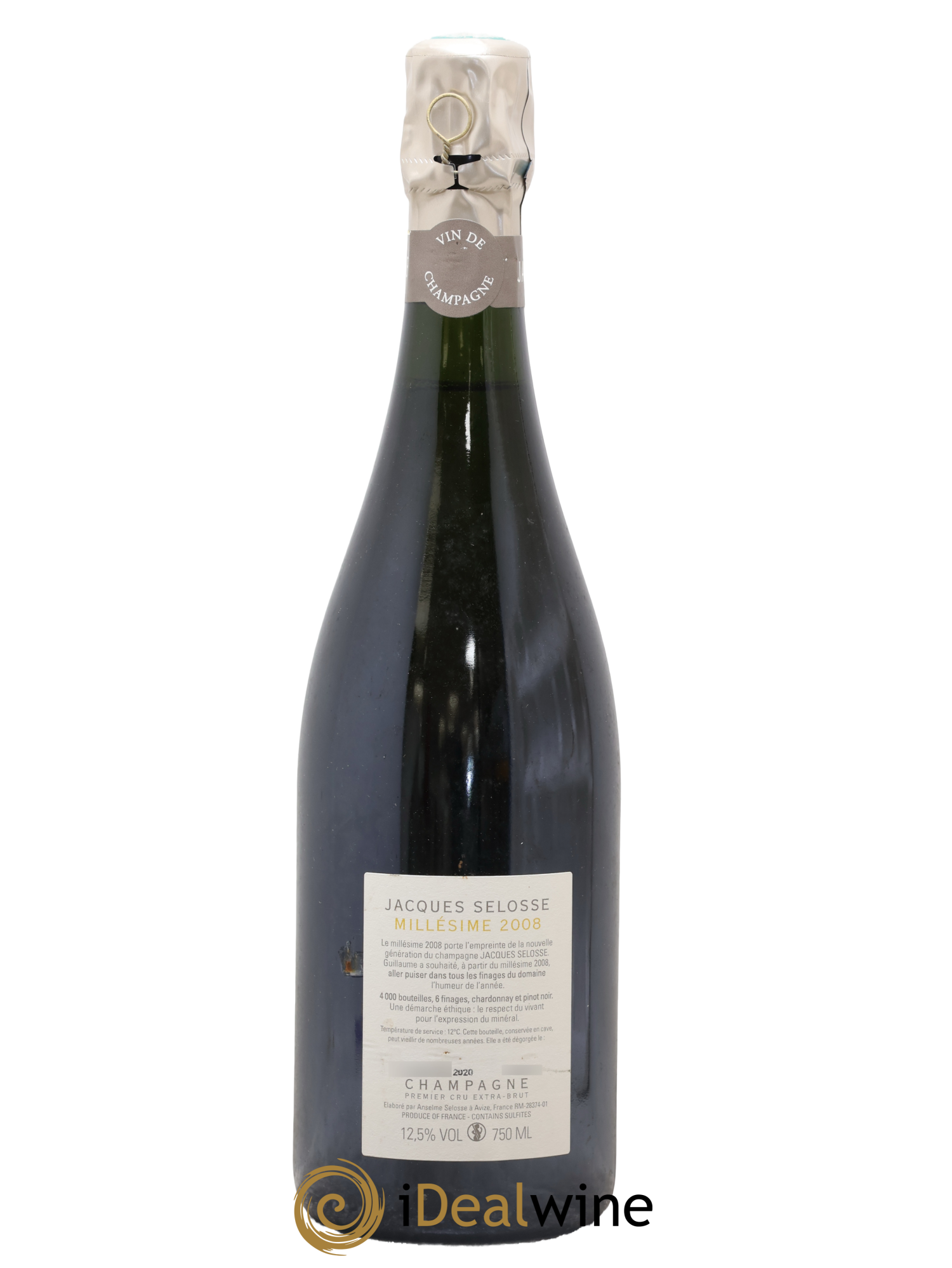 1er Cru Millésimé Extra-Brut Jacques Selosse 2008 - Lotto di 1 bottiglia - 1