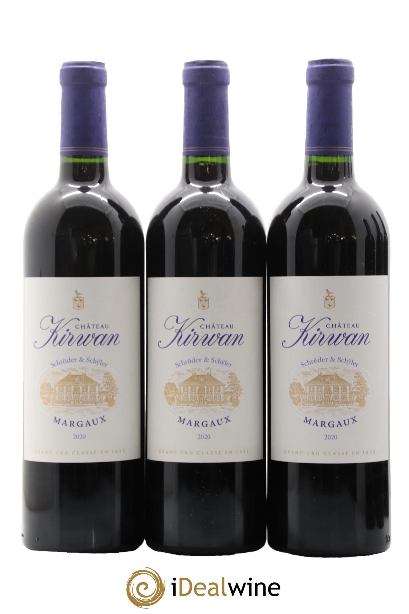 Château Kirwan 3ème Grand Cru Classé 2020 - Lot de 6 bouteilles - 1