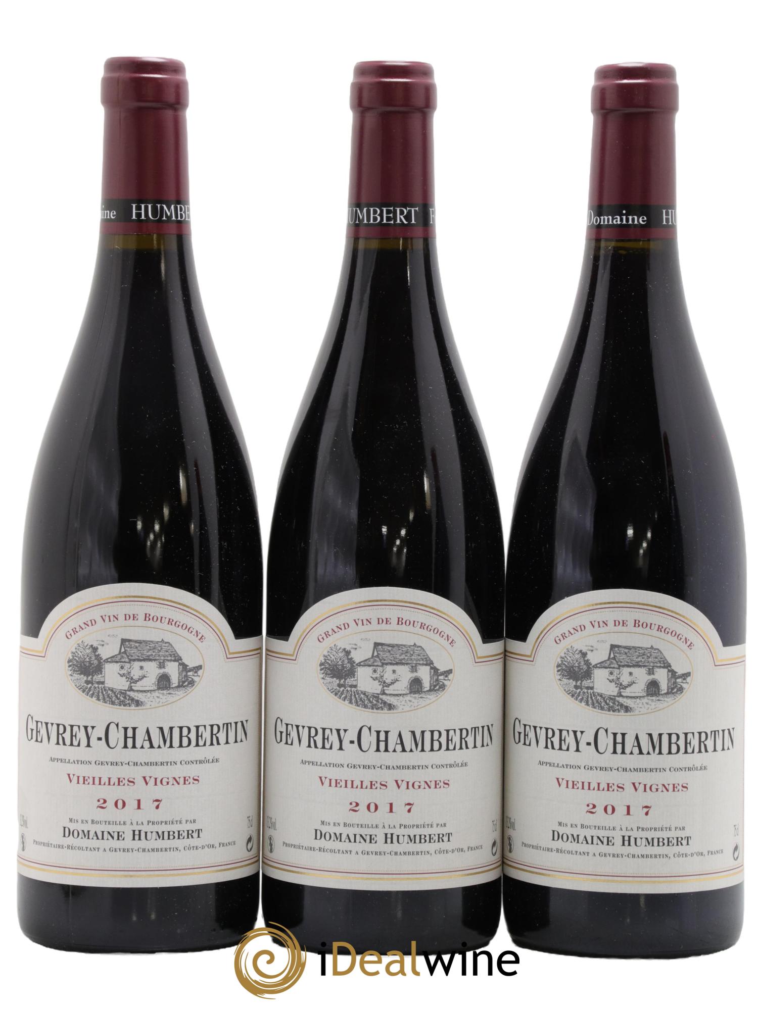 Gevrey-Chambertin Vieilles vignes Humbert (Domaine) 2017 - Lot de 3 bouteilles - 0
