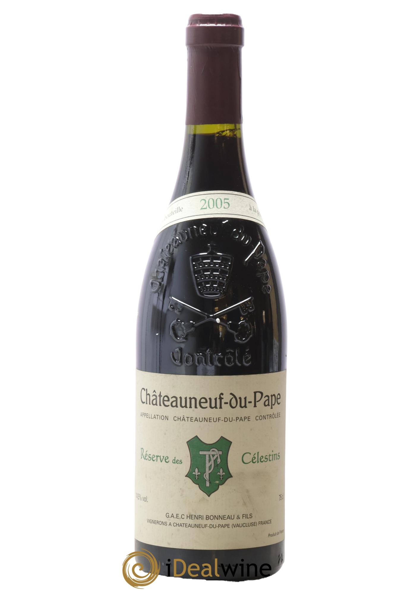 Châteauneuf-du-Pape Réserve des Célestins Henri Bonneau & Fils 2005 - Lotto di 1 bottiglia - 0