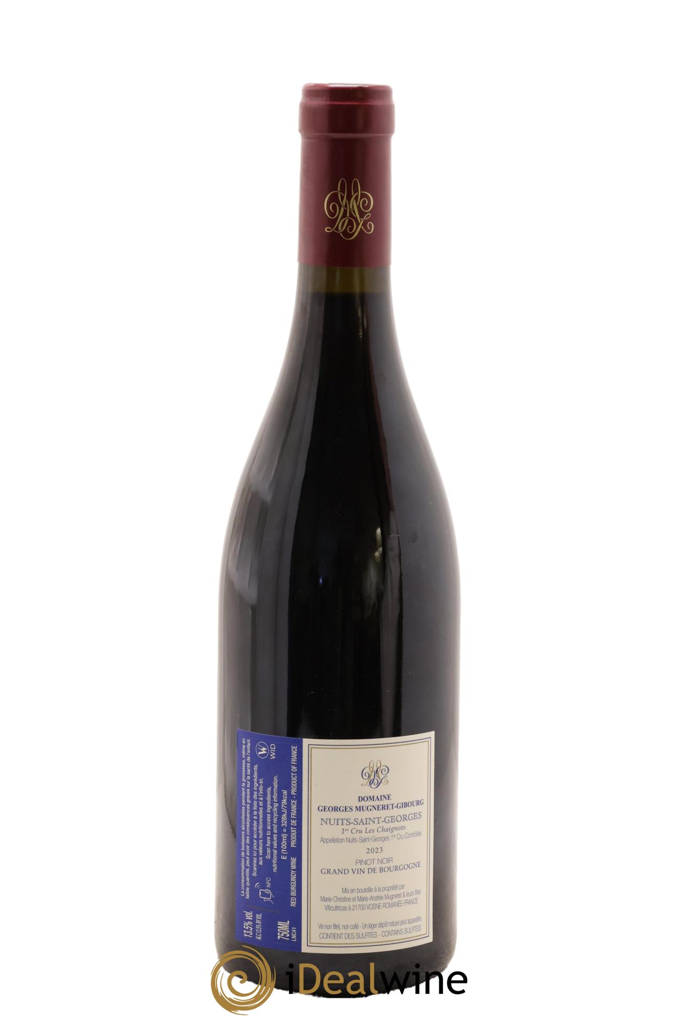 Nuits-Saint-Georges 1er Cru Les Chaignots Georges Mugneret (Domaine) 2023 - Lotto di 1 bottiglia - 1