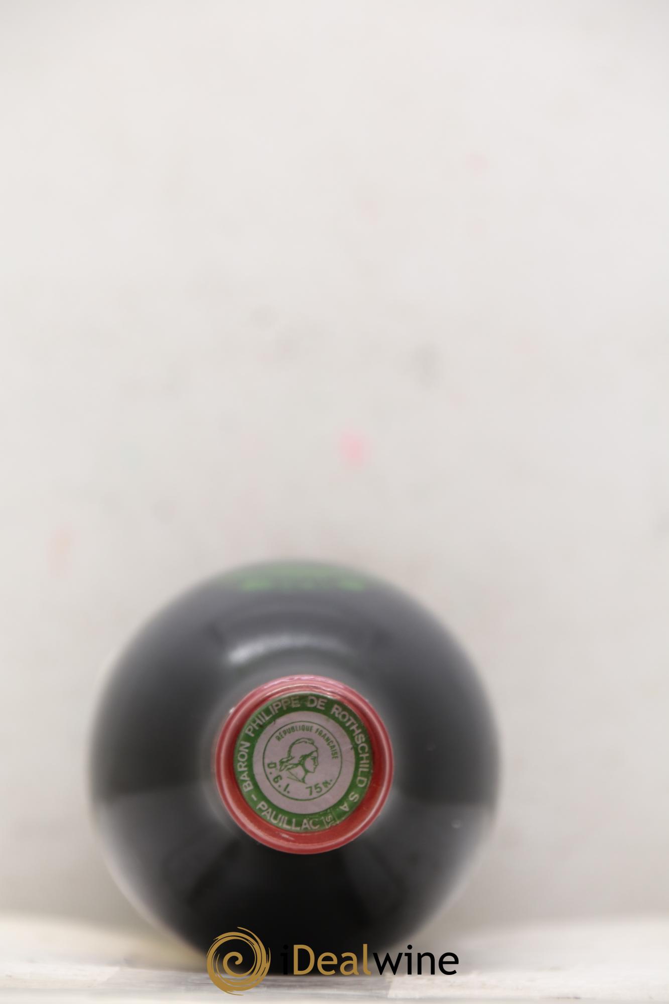 Château Mouton Rothschild 1er Grand Cru Classé 1988 - Lot de 1 bouteille - 1