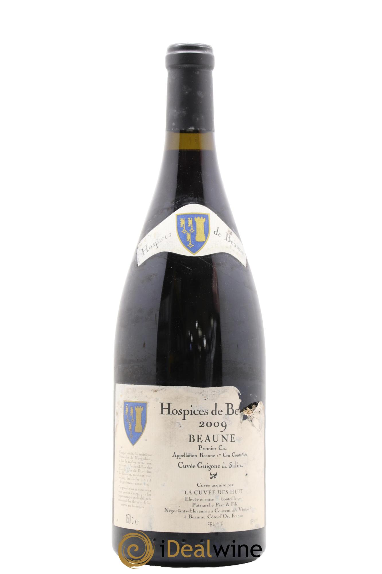 Beaune 1er Cru Cuvée Guigone de Salins Hospices de Beaune Patriarche 2009 - Lot de 1 magnum - 0