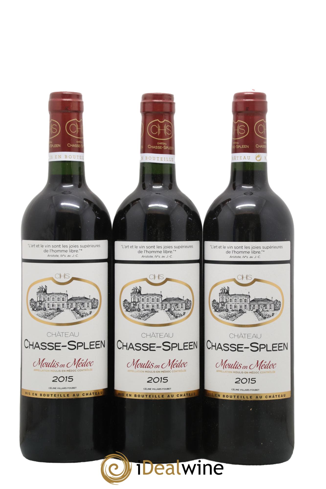Château Chasse Spleen 2015 - Lot de 12 bouteilles - 3