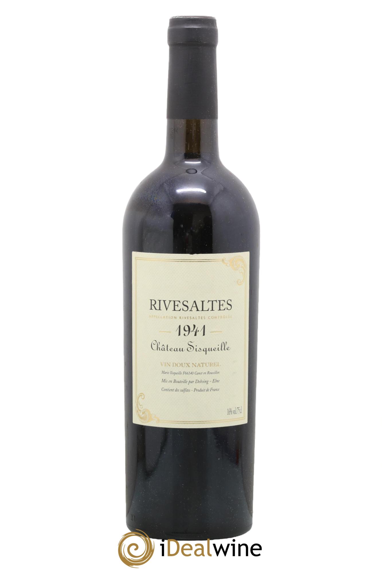 Rivesaltes Château Sisqueille 1941 - Posten von 1 Flasche - 0