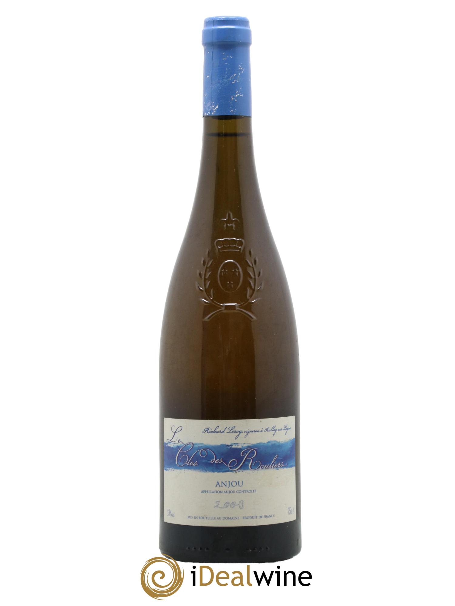 Anjou Le Clos des Rouliers Richard Leroy 2003 - Lot de 1 bouteille - 0
