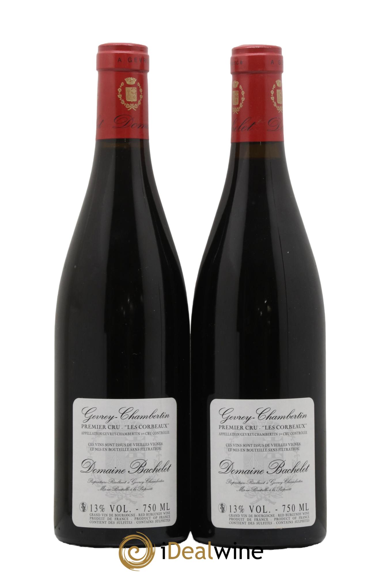 Gevrey-Chambertin 1er Cru Les Corbeaux Vieilles Vignes Denis Bachelet (Domaine) 2005 - Posten von 2 Flaschen - 1