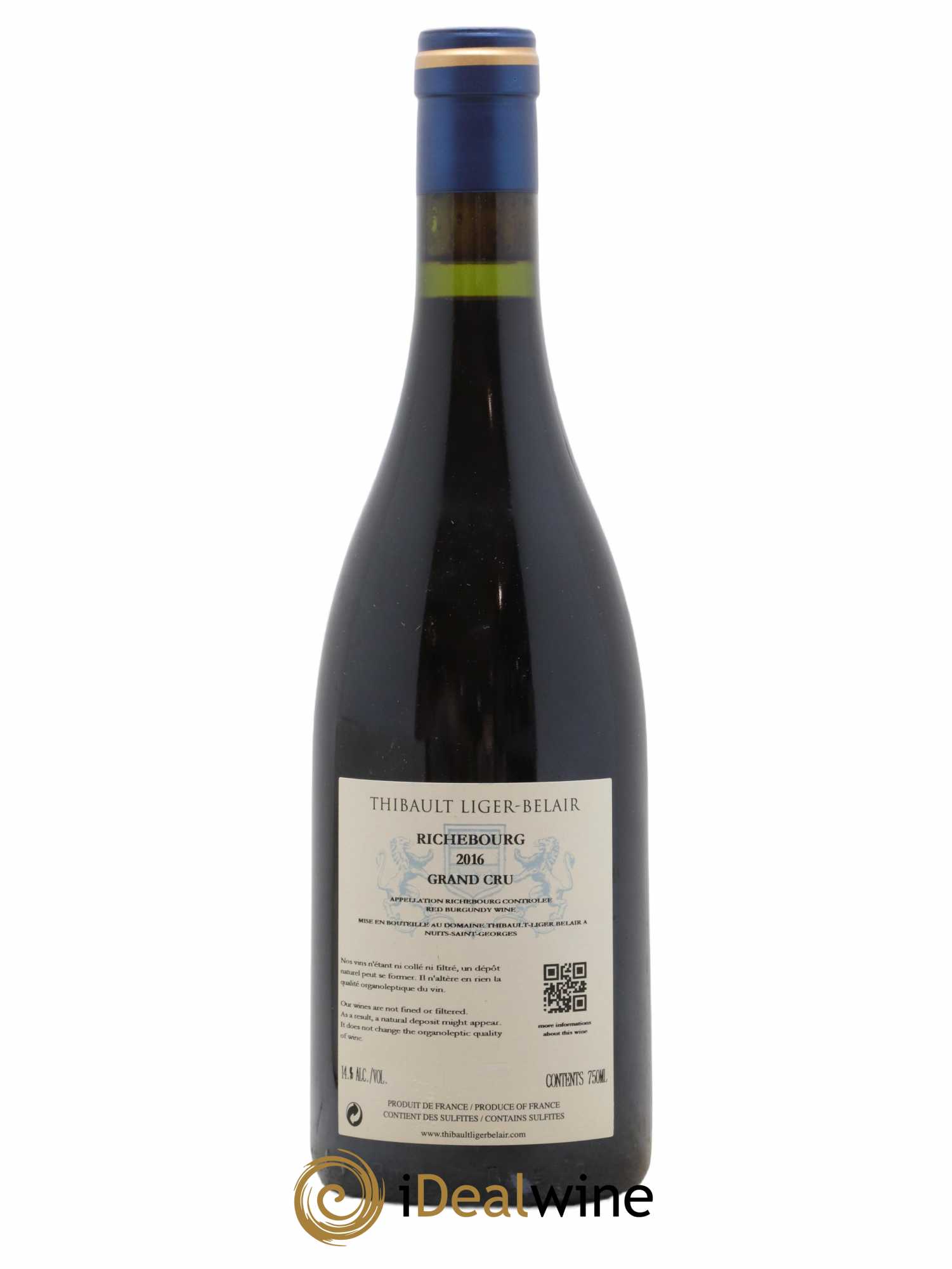 Richebourg Grand Cru Thibault Liger-Belair 2016 - Lot de 1 bouteille - 1