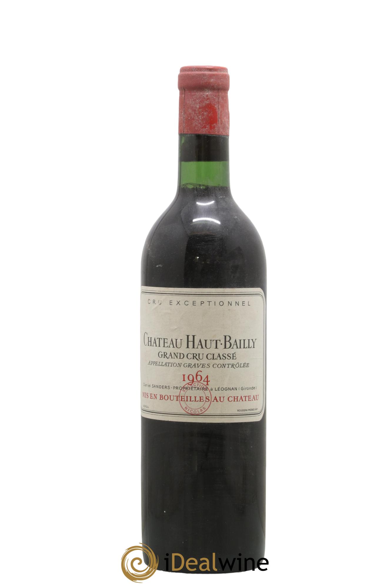 Château Haut-Bailly Cru Classé de Graves 1964 - Posten von 1 Flasche - 0