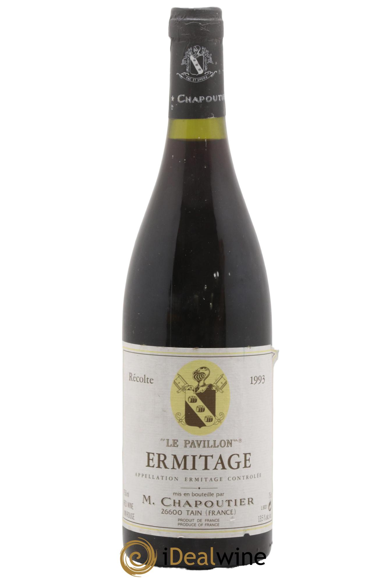 Hermitage Ermitage Le Pavillon Chapoutier 1993 - Posten von 1 Flasche - 0