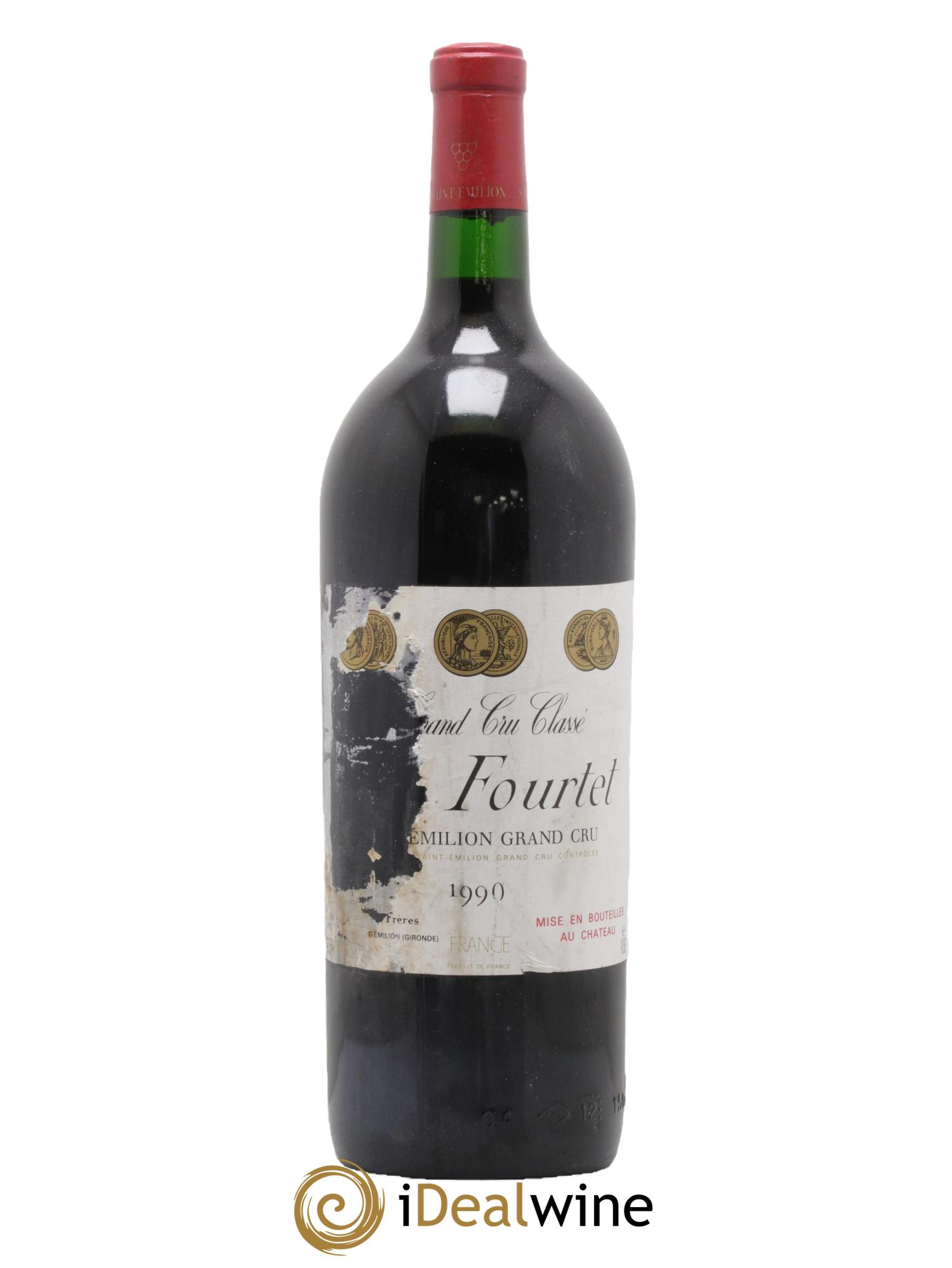 Clos Fourtet 1er Grand Cru Classé B 1990 - Lot de 1 magnum - 0