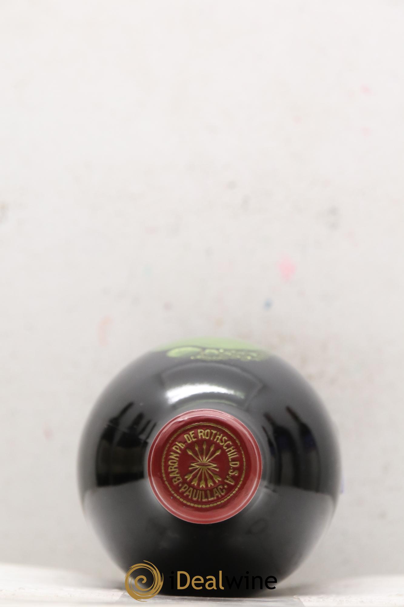 Château Mouton Rothschild 1er Grand Cru Classé 1980 - Lot de 3 bouteilles - 1