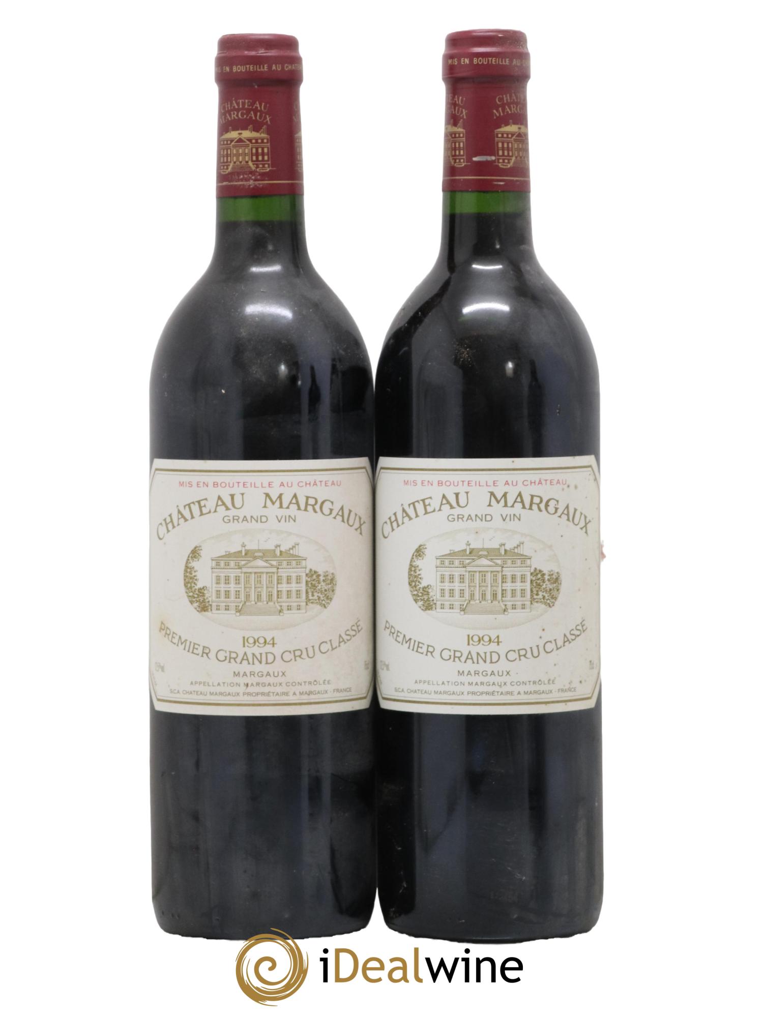 Château Margaux 1er Grand Cru Classé 1994 - Lot de 2 bouteilles - 0