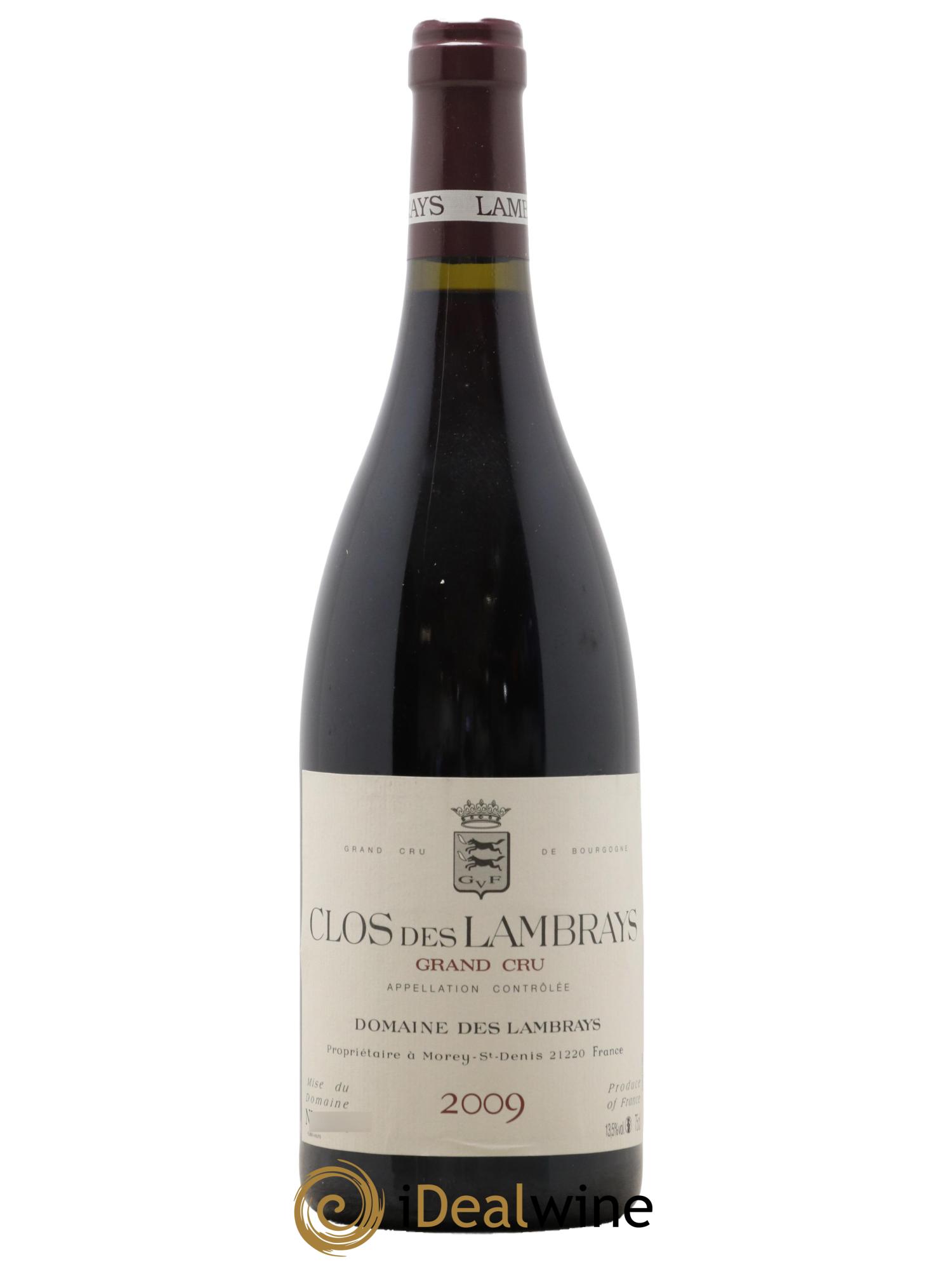 Clos des Lambrays Grand Cru Domaine des Lambrays 2009 - Lotto di 1 bottiglia - 0