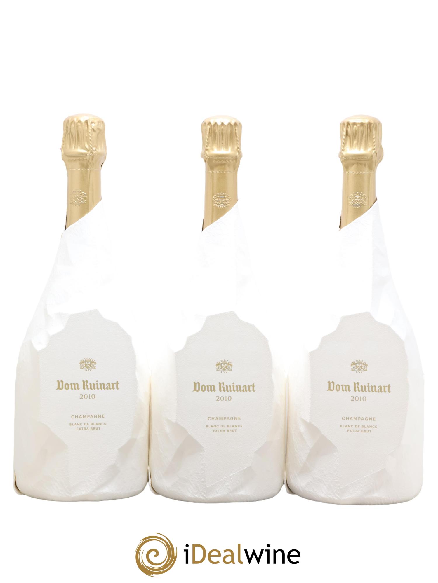 Dom Ruinart Brut Ruinart 2010 - Lot of 3 bottles - 0
