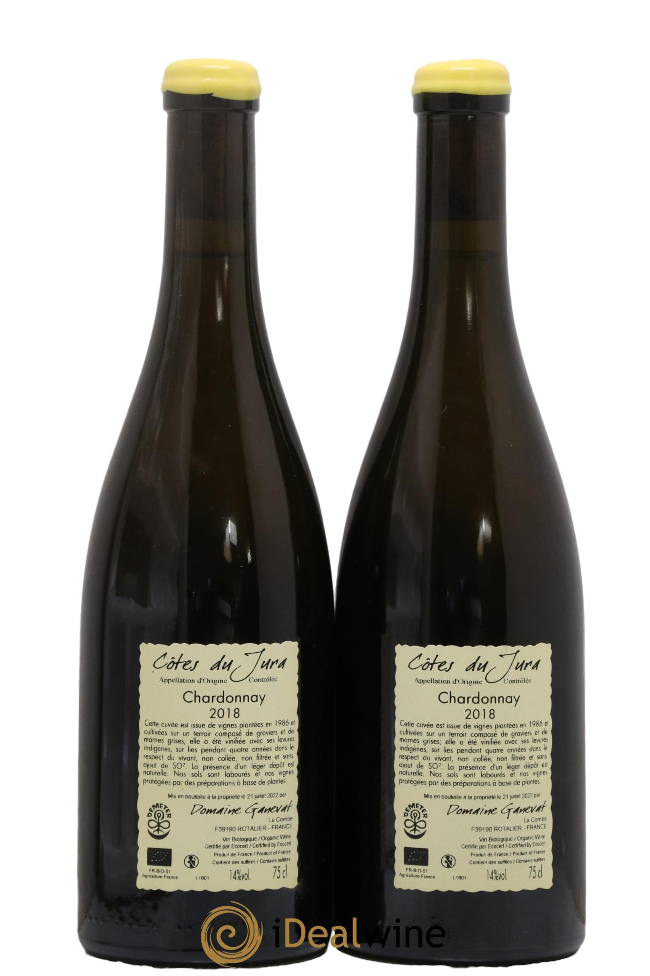 Côtes du Jura Cuvée Florine Jean-François Ganevat (Domaine) 2018 - Lot de 2 bouteilles - 1