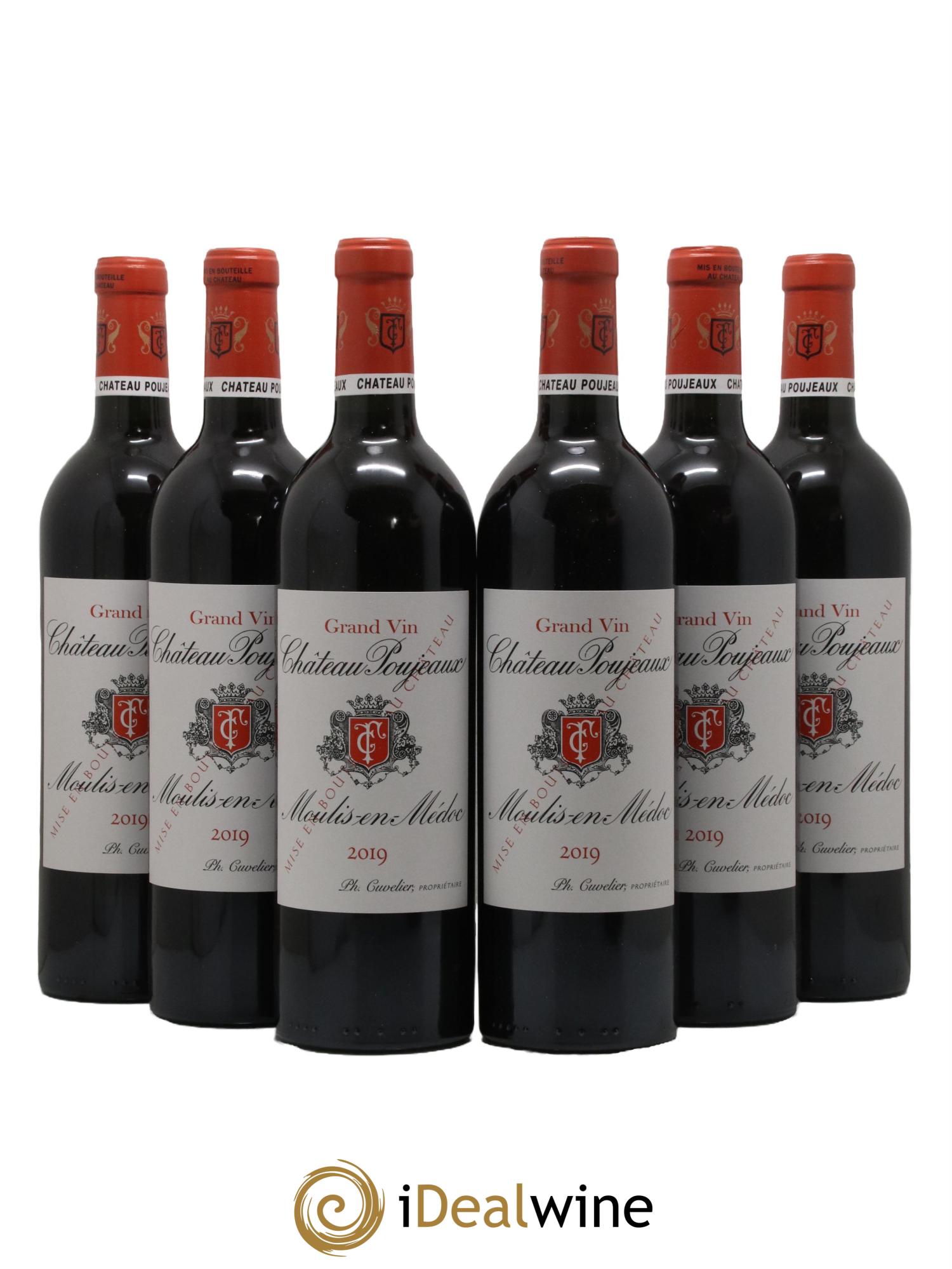 Château Poujeaux 2019 - Lot de 6 bouteilles - 0