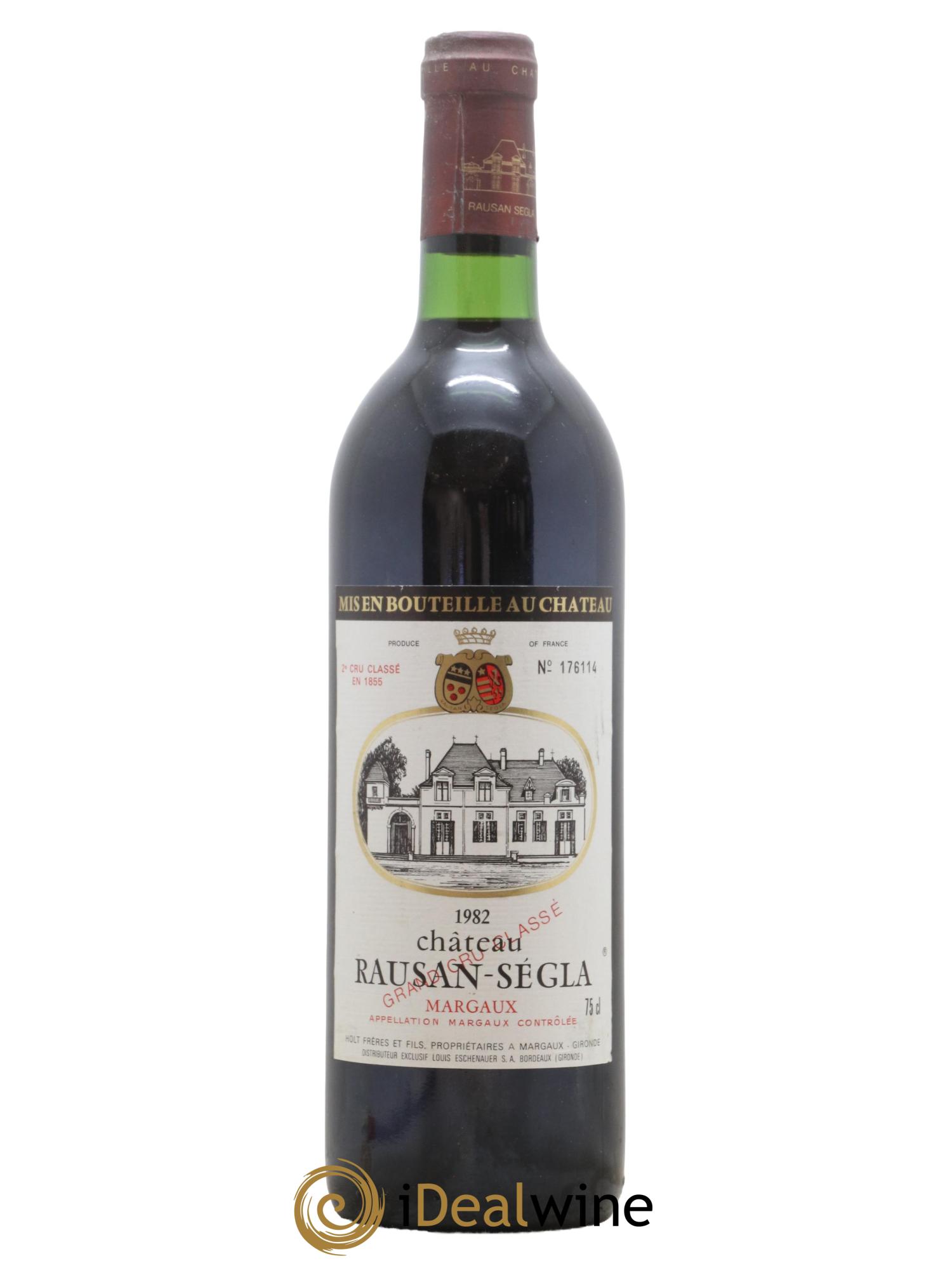Château Rauzan Ségla Grand Cru Classé 1982 - Lot de 1 bouteille - 0