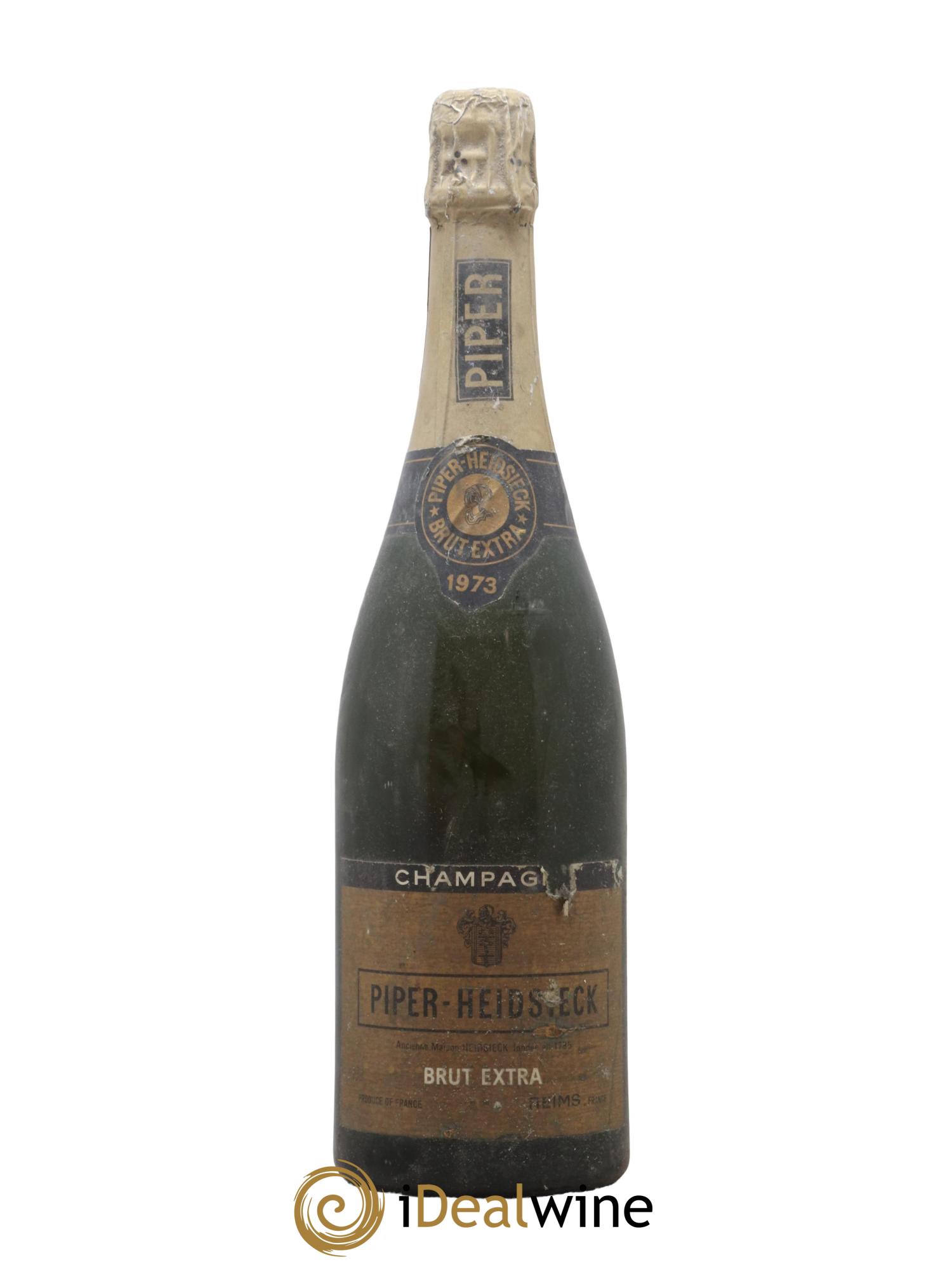 Extra-Brut Piper Heidsieck Maison Piper Heidsieck 1973 - Lot de 1 bouteille - 0