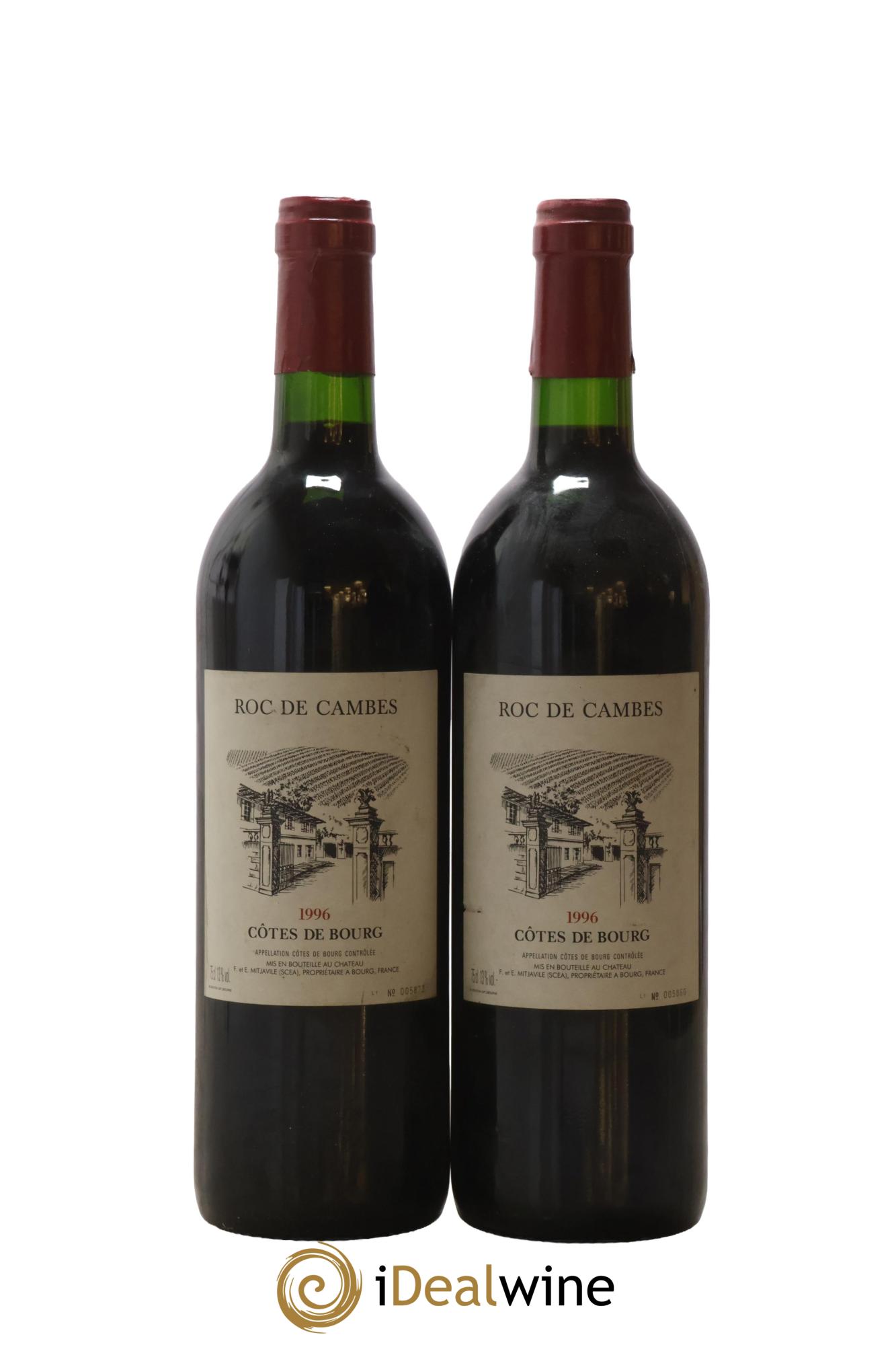 Roc de Cambes 1996 - Posten von 2 Flaschen - 0