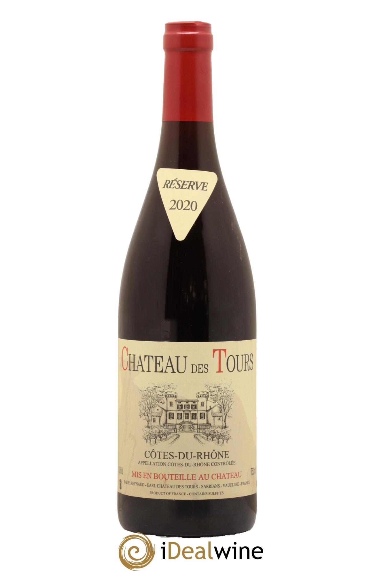 Côtes-du-Rhône Château des Tours Emmanuel Reynaud 2020 - Lot de 1 bouteille - 0